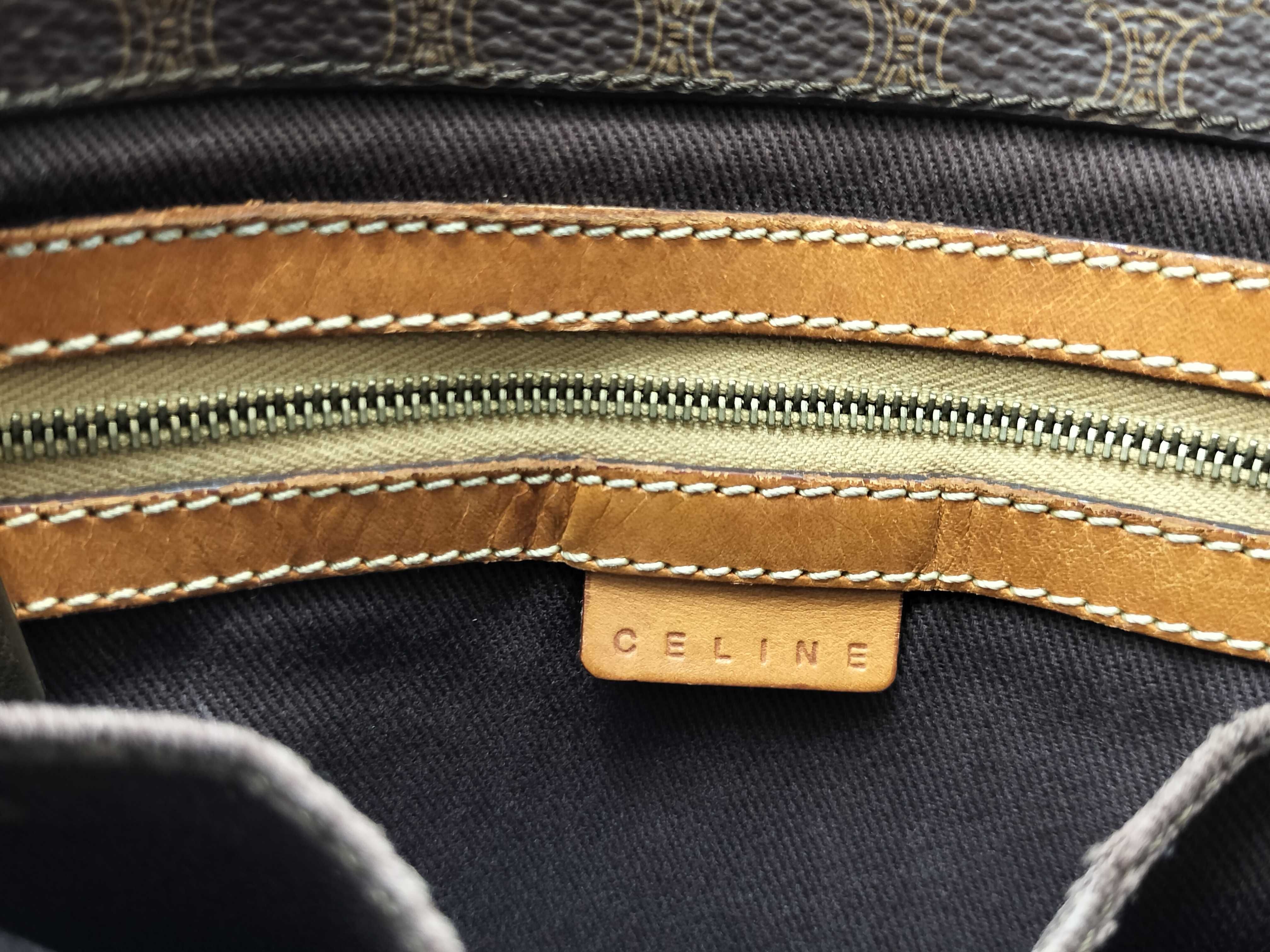 CE00/22 Handbag, Macadam pattern, with dust bag. — view 14
