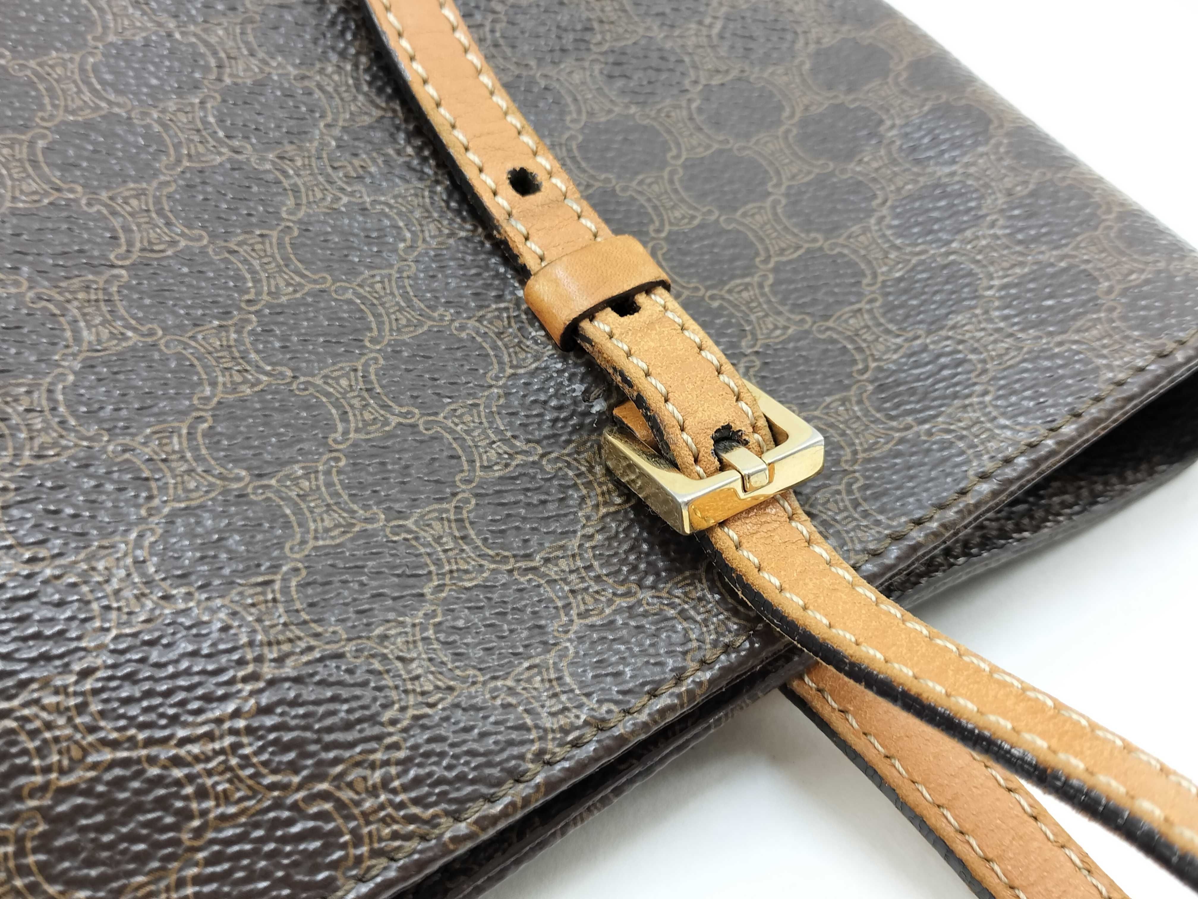 CE00/22 Handbag, Macadam pattern, with dust bag. — view 9