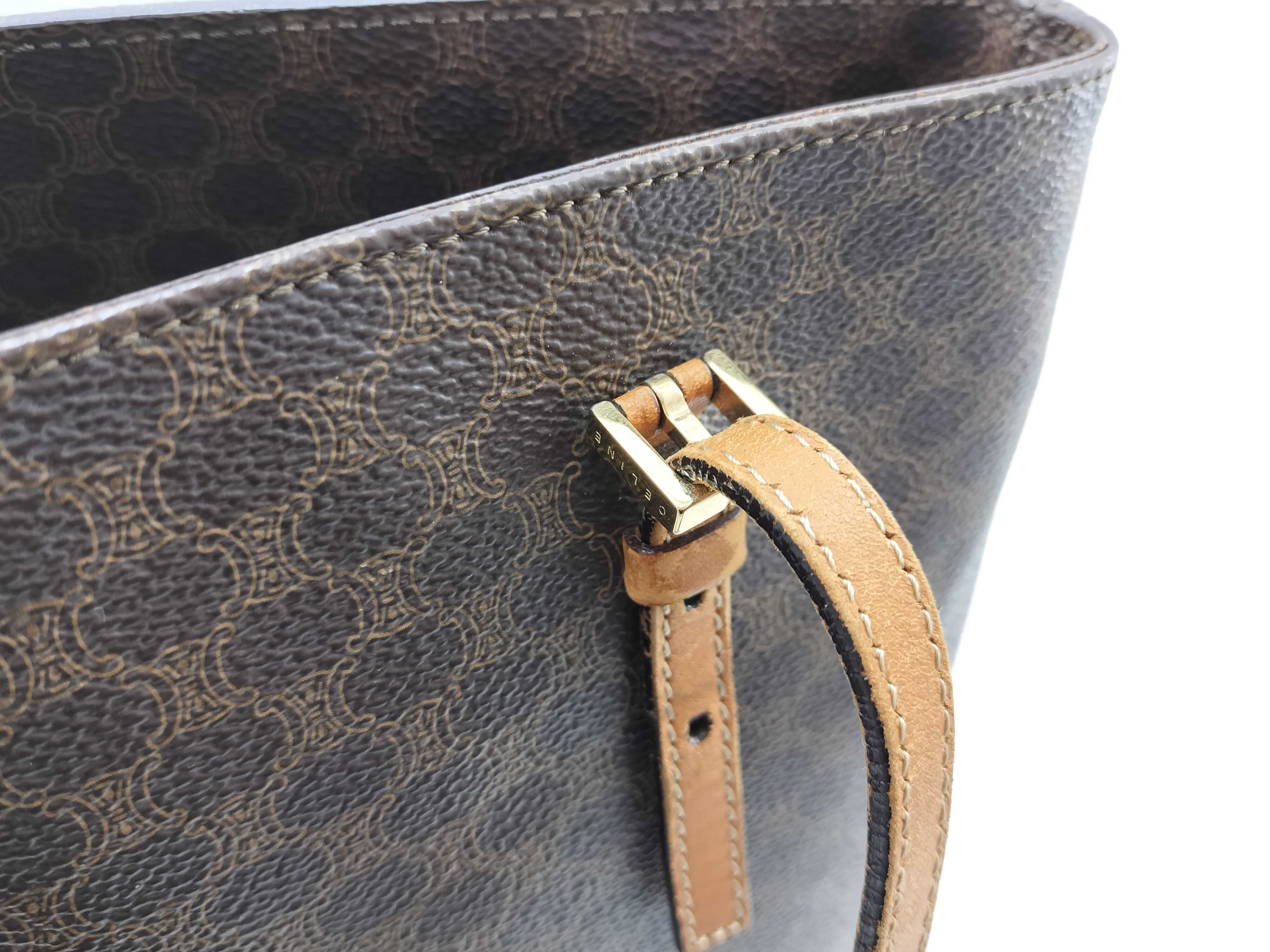 CE00/22 Handbag, Macadam pattern, with dust bag. — view 10