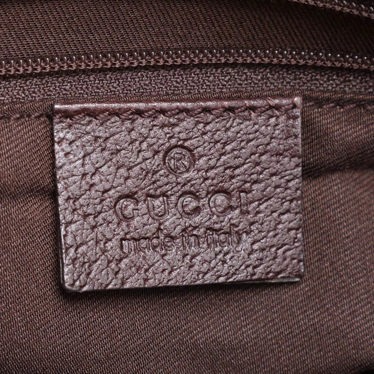 GG Canvas 170004 Canvas x Leather Tote Bag Beige x Brown — view 13