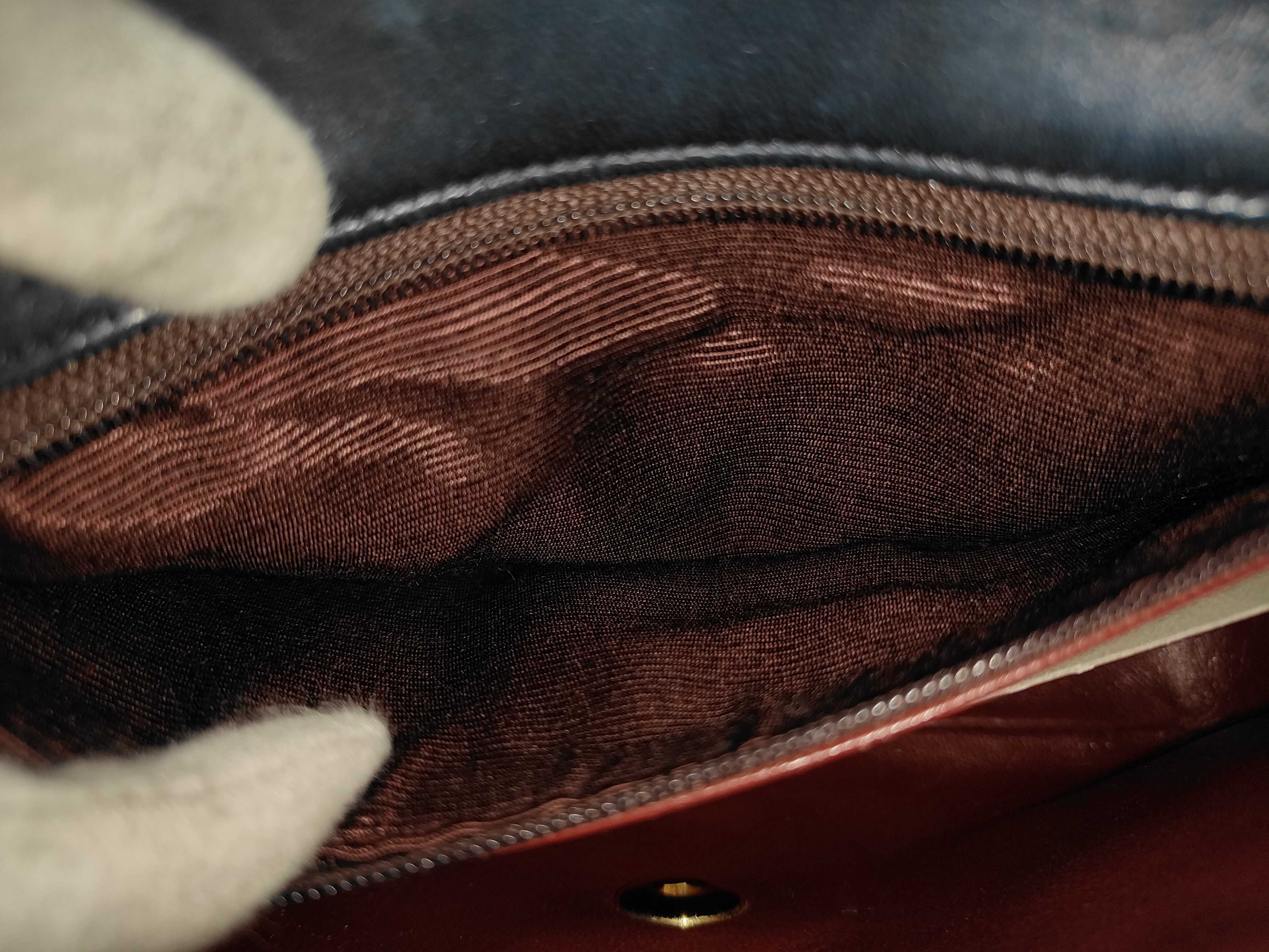 Lambskin Mini Matelassé Leather Navy Chain Shoulder Bag — view 12