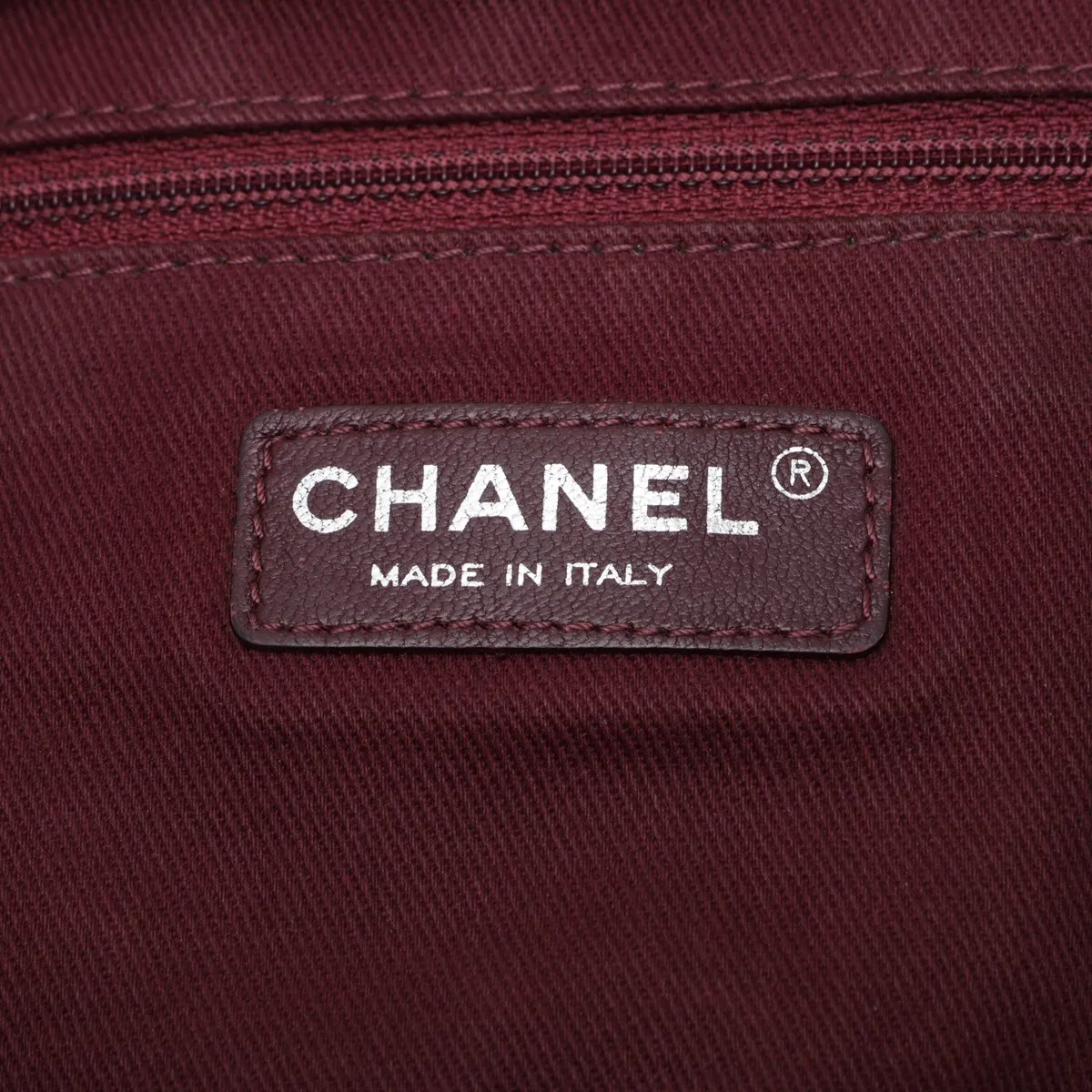 Boy Chanel Leather Chain Tote Bag, Black with Gunmetal Hardware, 18489340, Serial Number 18-series, Guarantee Card (Deformed) — view 11