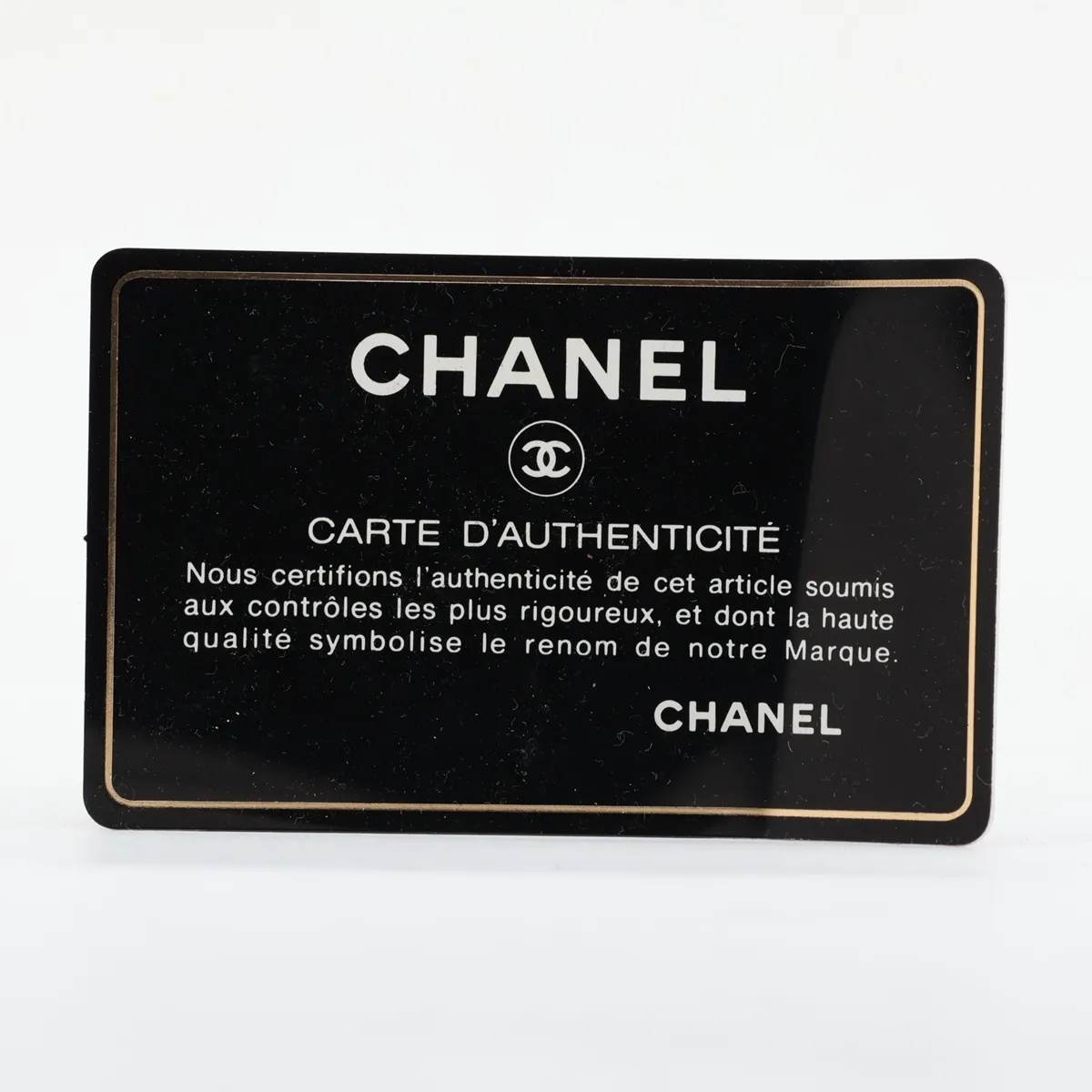 Boy Chanel Leather Chain Tote Bag, Black with Gunmetal Hardware, 18489340, Serial Number 18-series, Guarantee Card (Deformed) — view 12