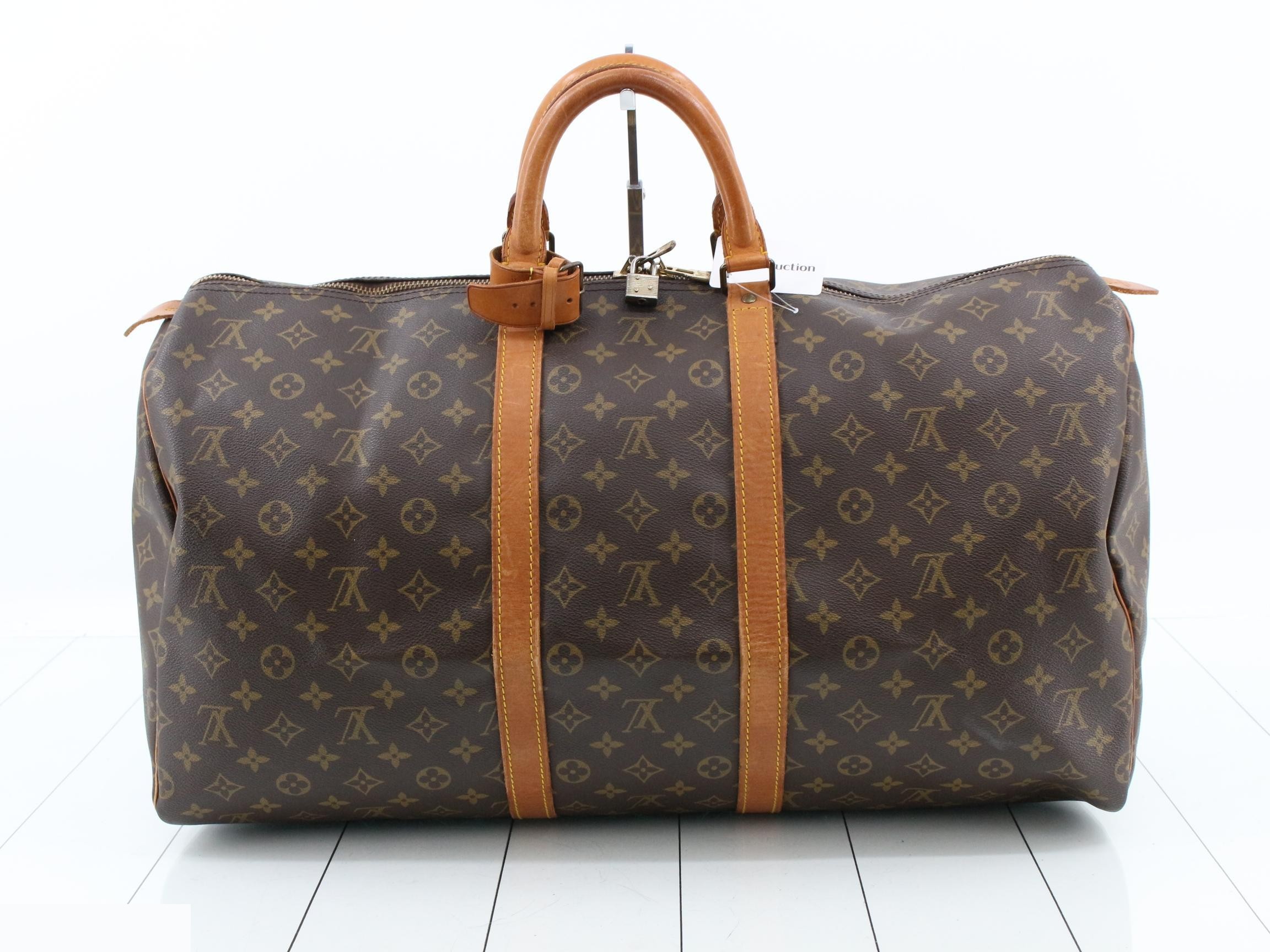 LV Boston Handbag, Gold Hardware, Keepall 55 — view 2