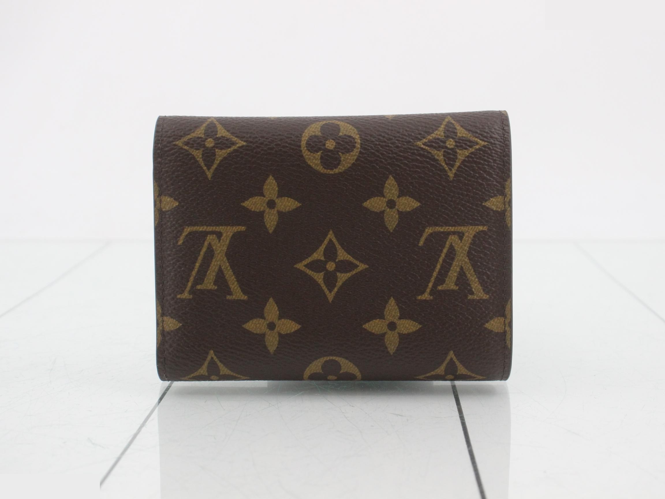 Portefeuille Victorine Fuchsia Monogram — view 2