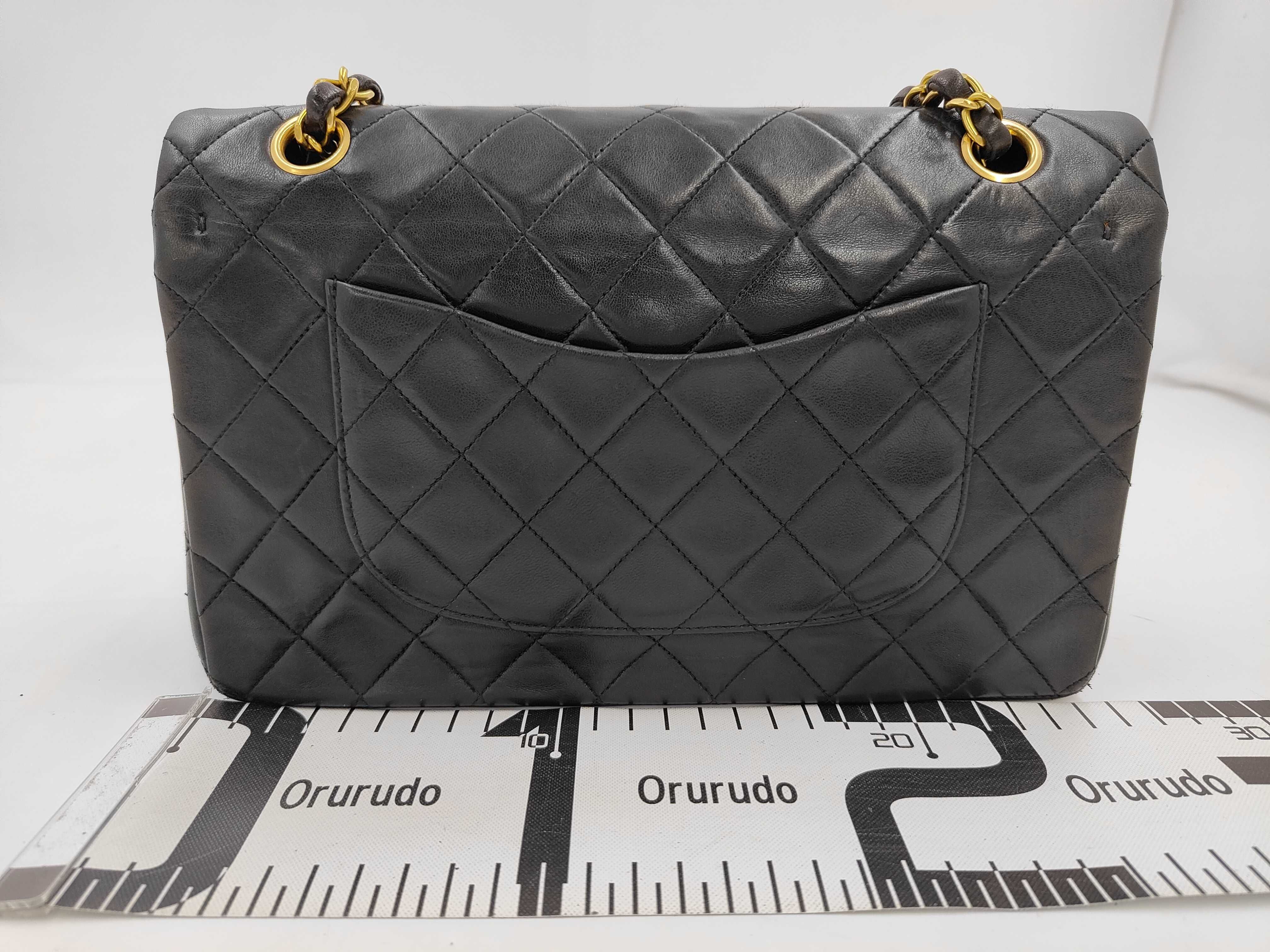 Matelassé 25 Double Flap Double Chain Lambskin Shoulder Bag — view 2