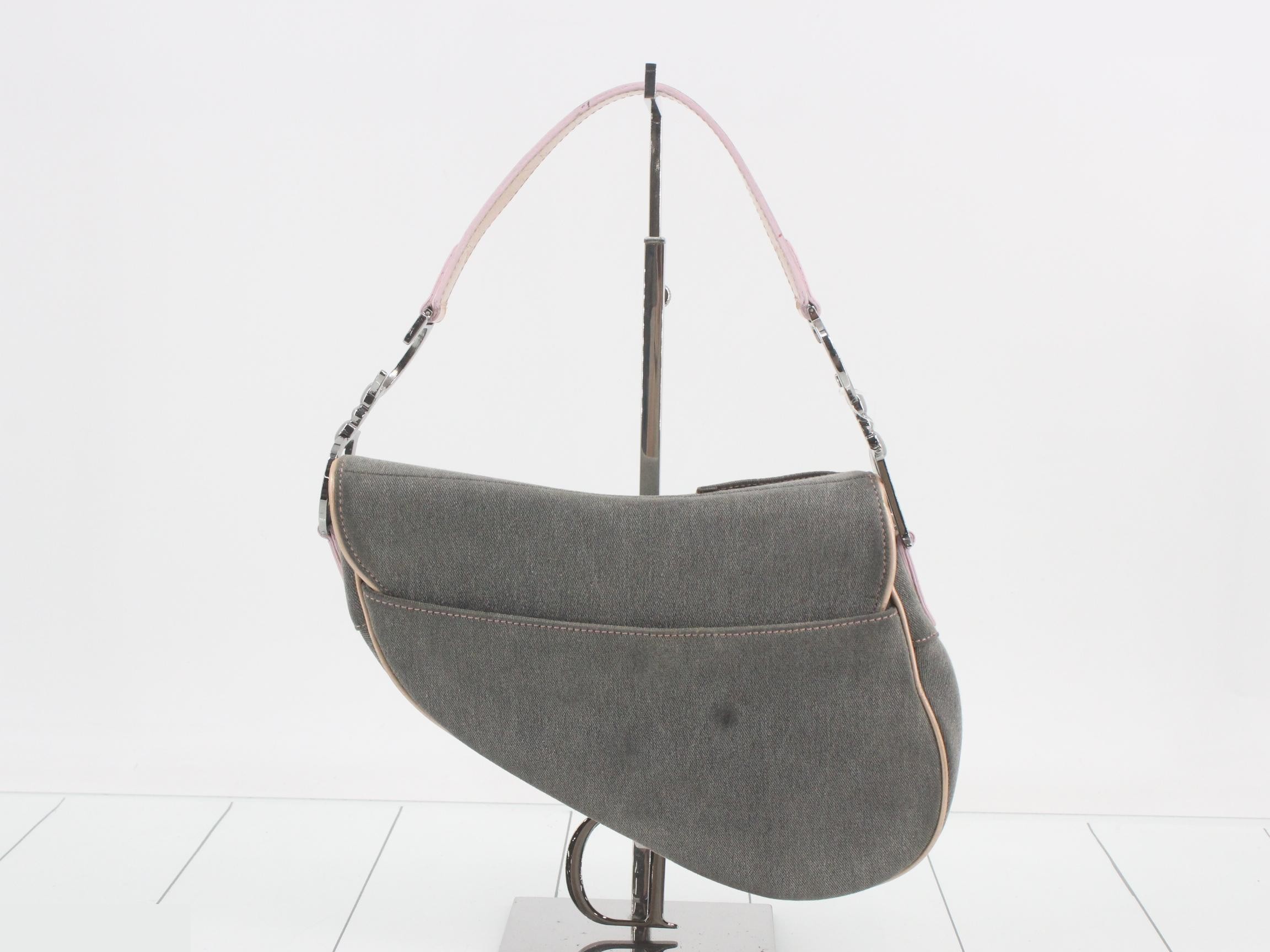Other lines: Bags, Shoulder bags, Saddle bags, Denim, Gray, Pink — view 2