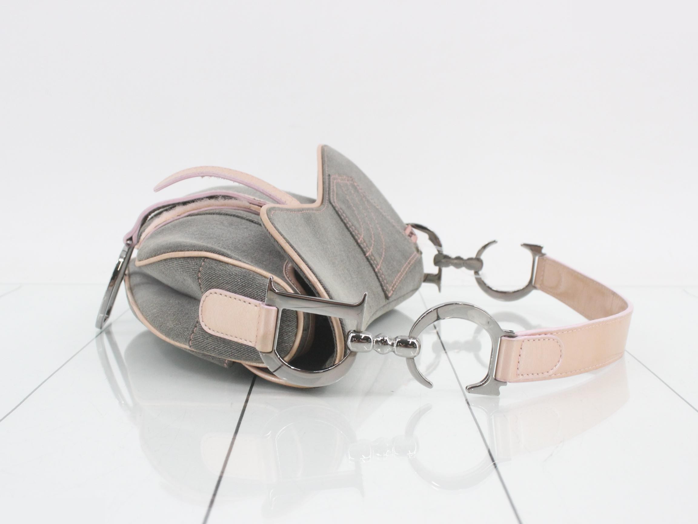 Other lines: Bags, Shoulder bags, Saddle bags, Denim, Gray, Pink — view 3