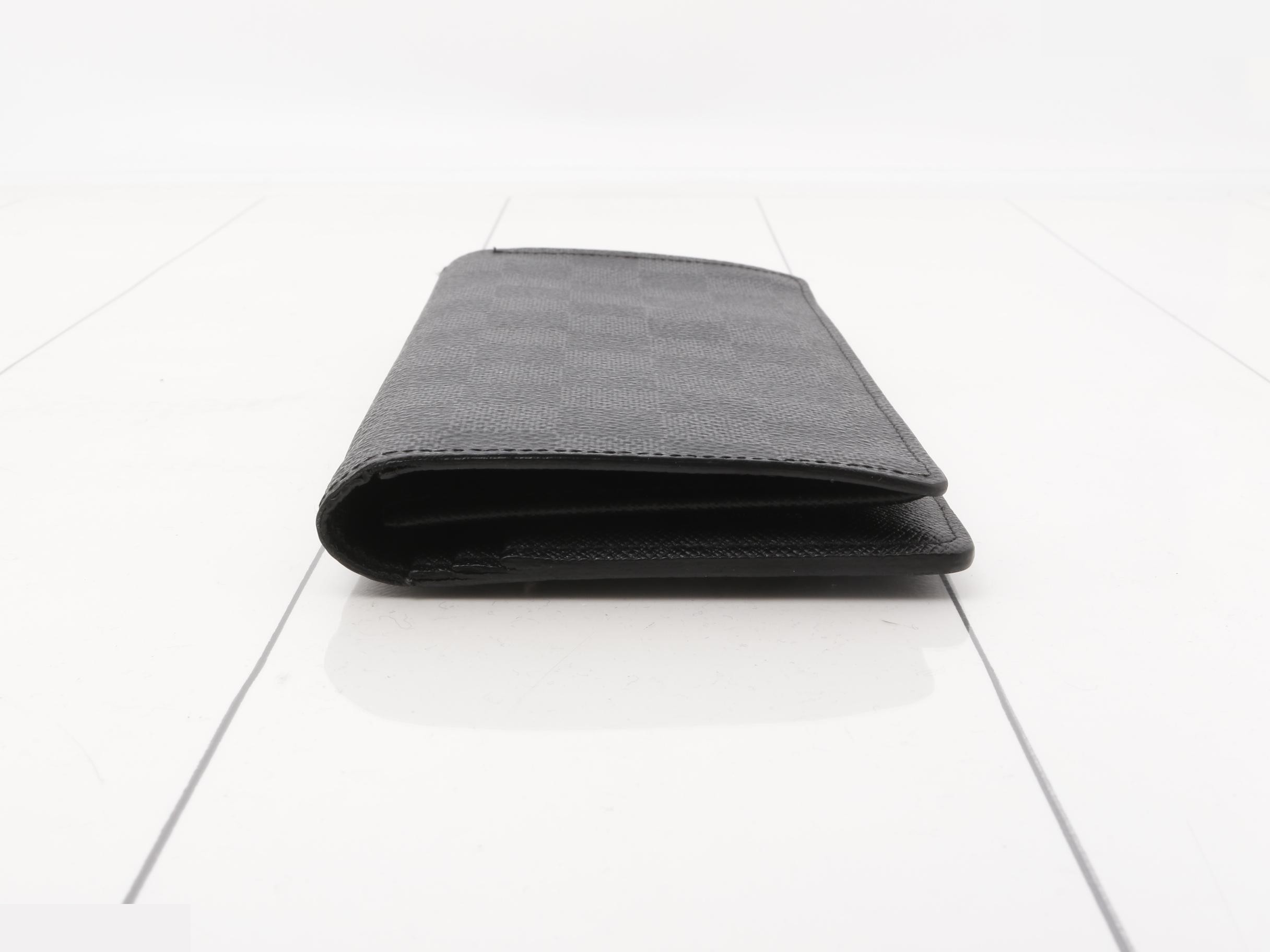 Portefeuille Brazza Damier Graphite — view 3
