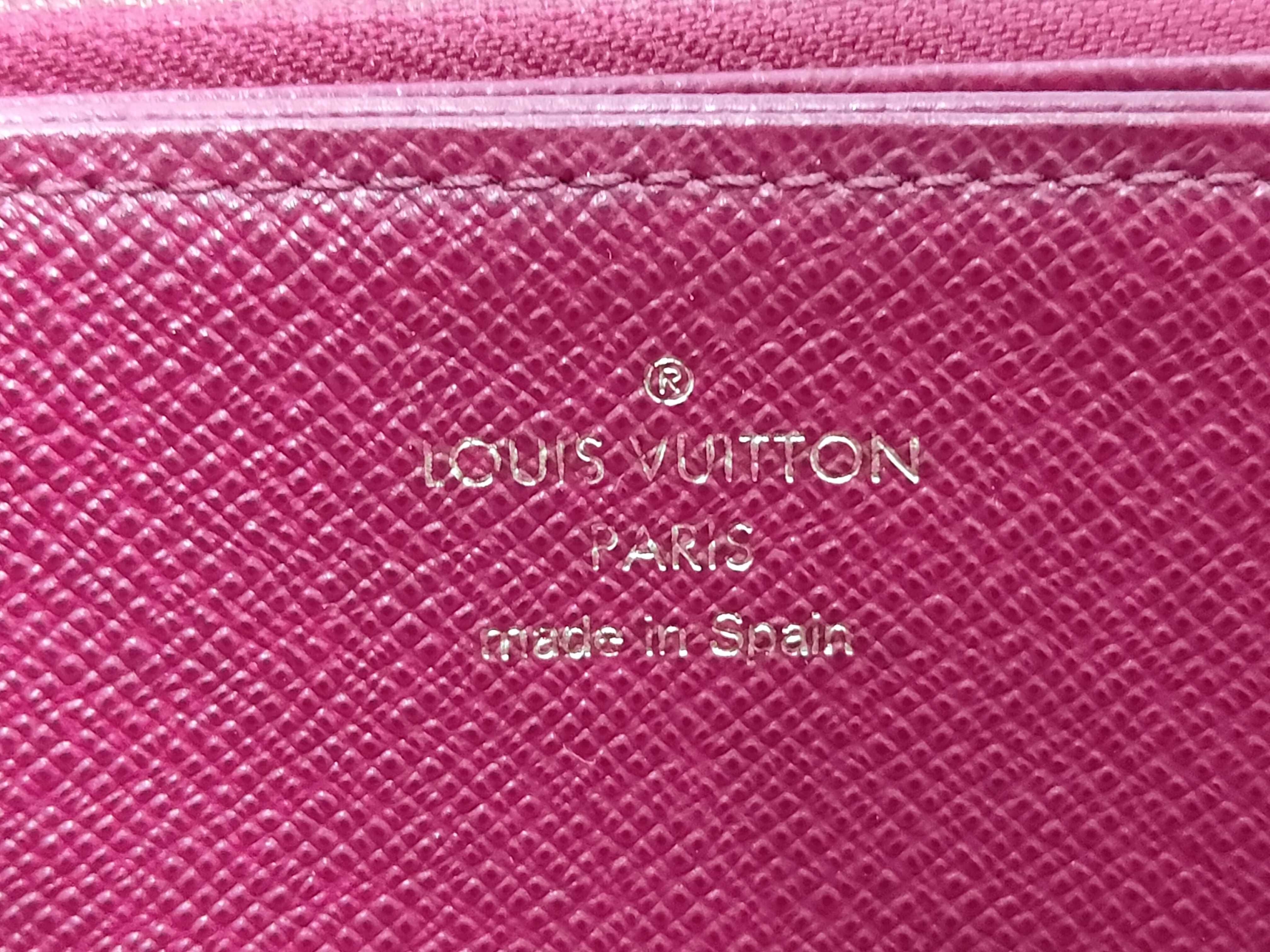 Monogram Zippy Fuchsia Gold Hardware CA0148 Wallet — view 8