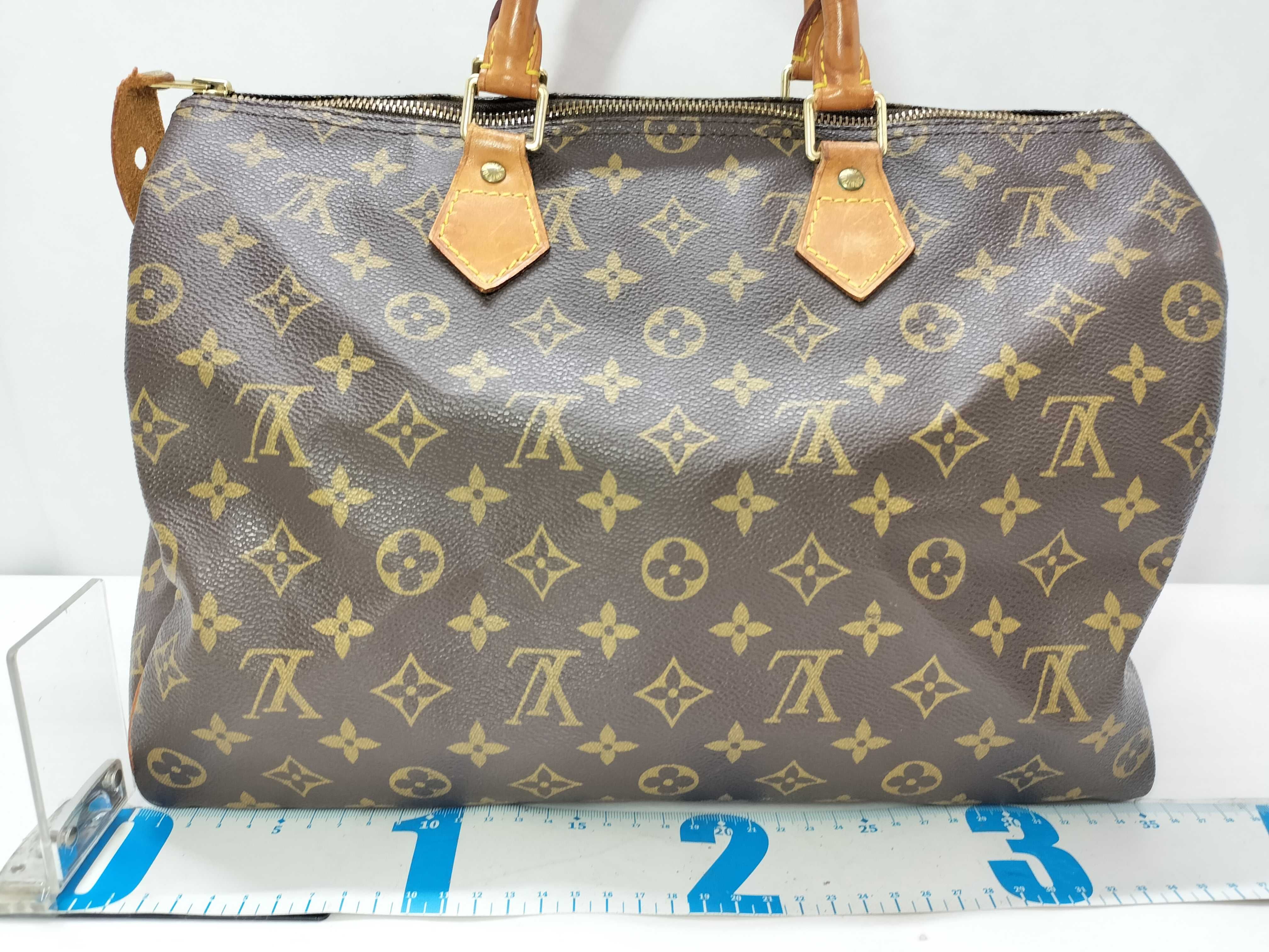 Monogram Louis Vuitton Speedy 35 Handbag M41524 (ky24965) Handbag — view 2