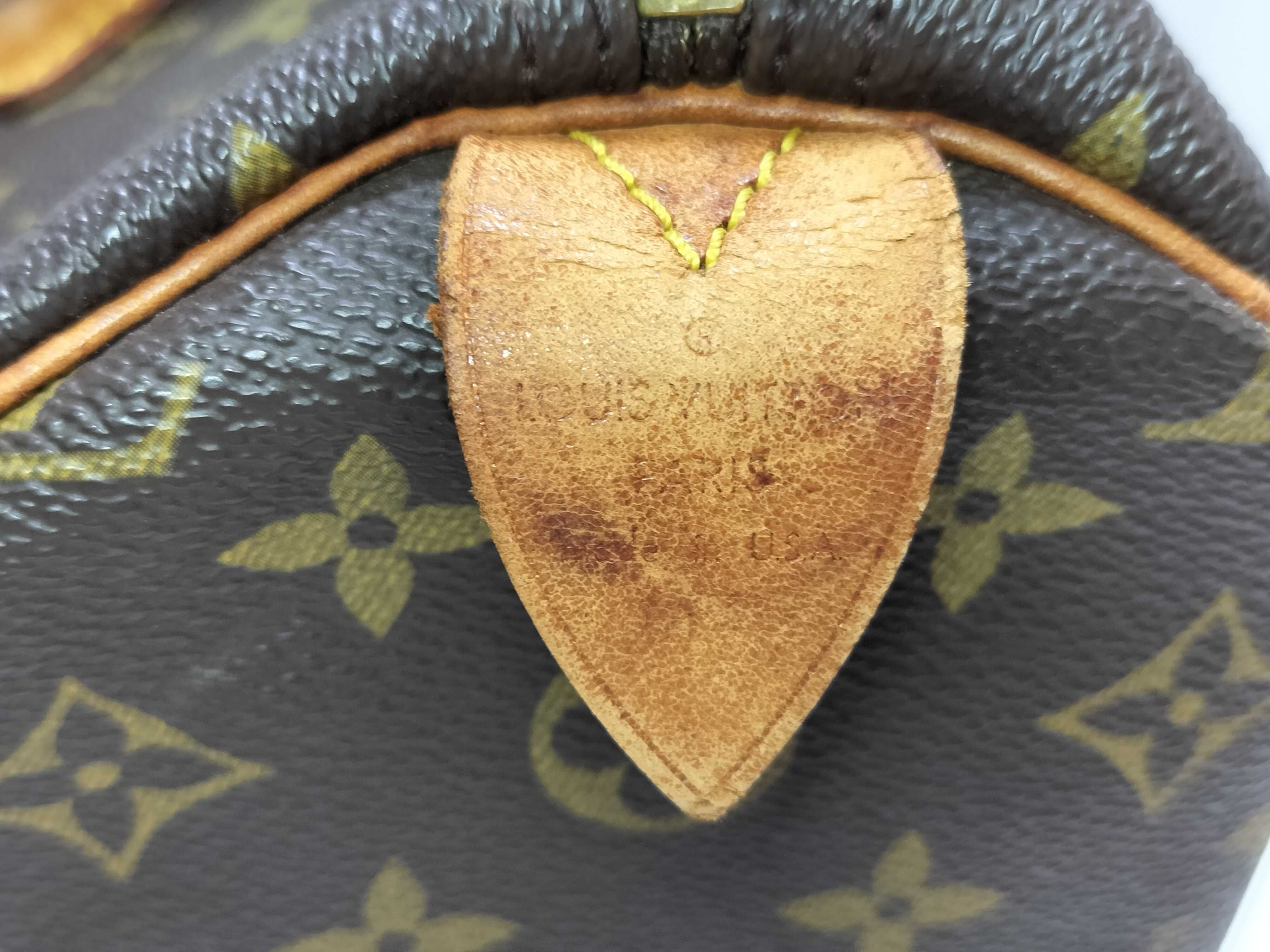 Monogram Louis Vuitton Speedy 35 Handbag M41524 (ky24965) Handbag — view 9