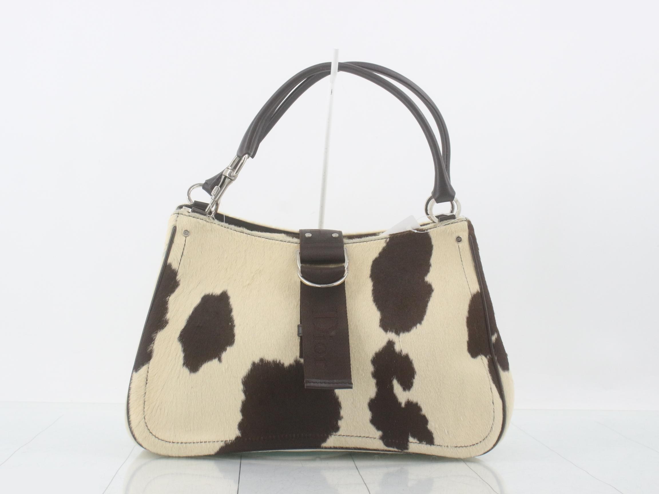 Hardcore Calf Hair Semi-Shoulder Bag