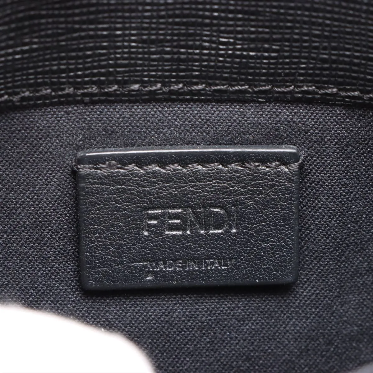Carlito Karl Lagerfeld Motif Leather Chain Shoulder Bag Black 8M0346 — view 9