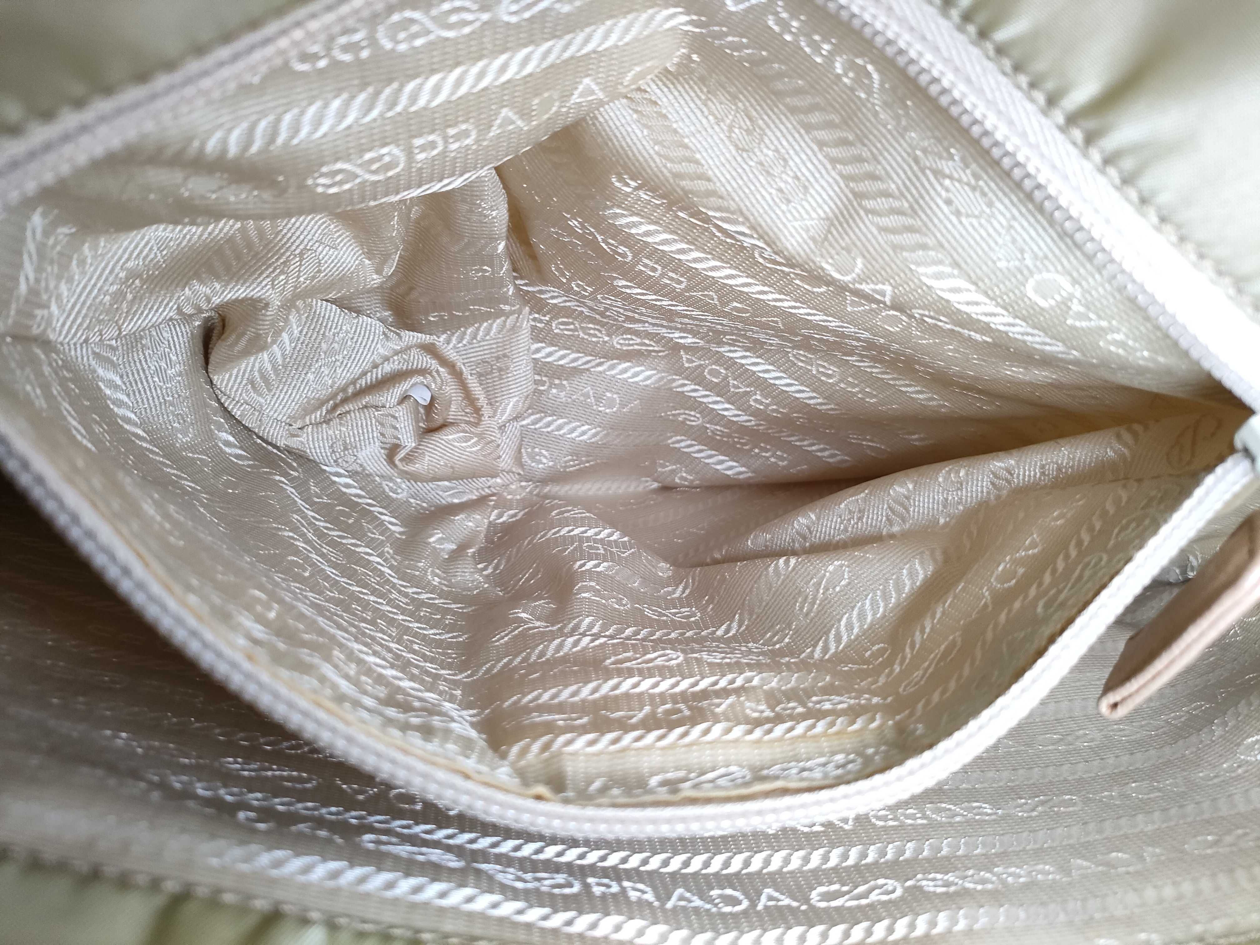 Nylon Prada Saffiano Handbag Chain Tote Bag Handbag — view 13