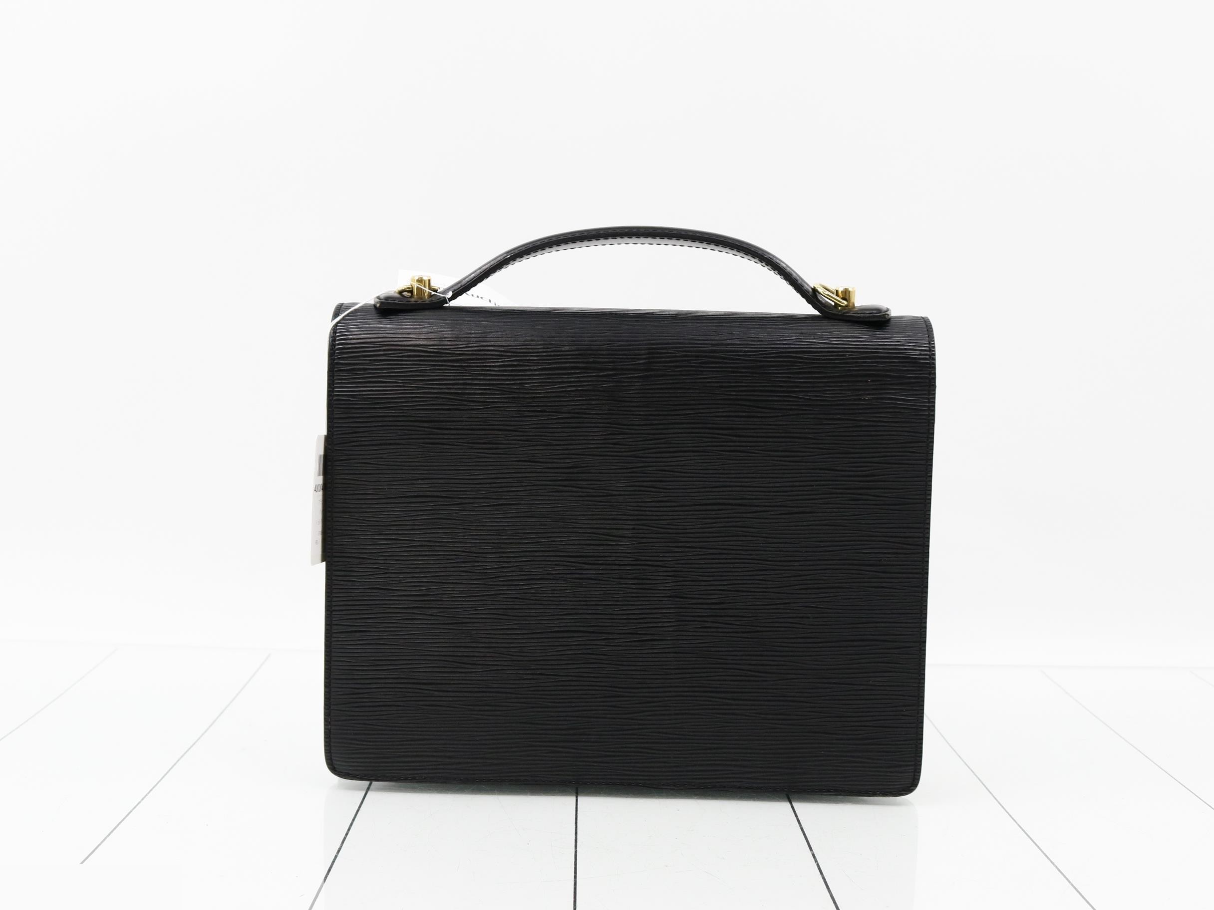 Epi Monceau Noir 2-Way Shoulder/Handbag — view 2