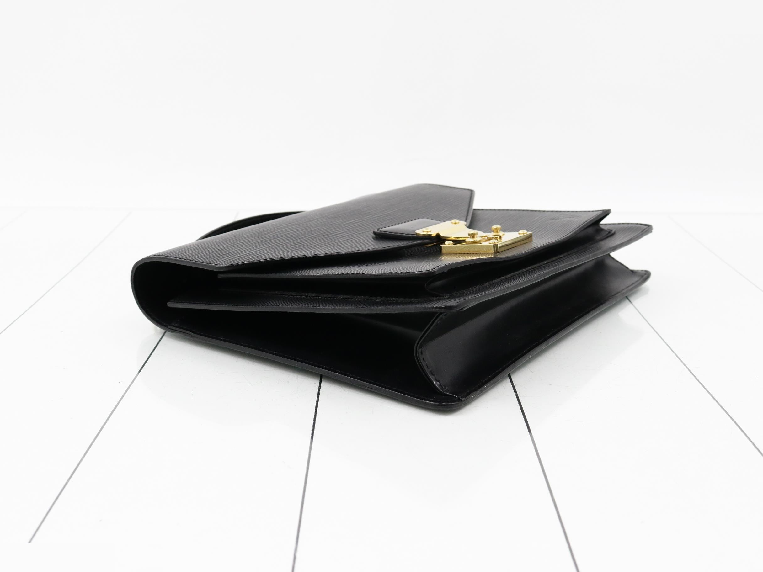 Epi Monceau Noir 2-Way Shoulder/Handbag — view 5