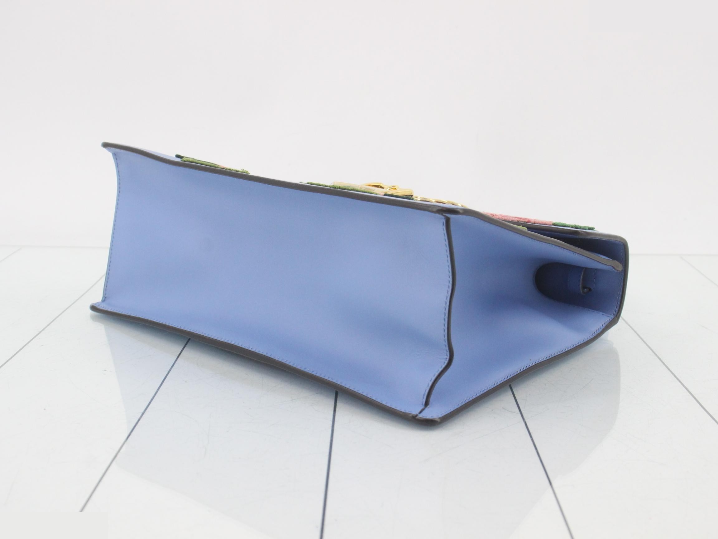 Sylvie Leather Applique 2-Way Semi-Shoulder Bag — view 6