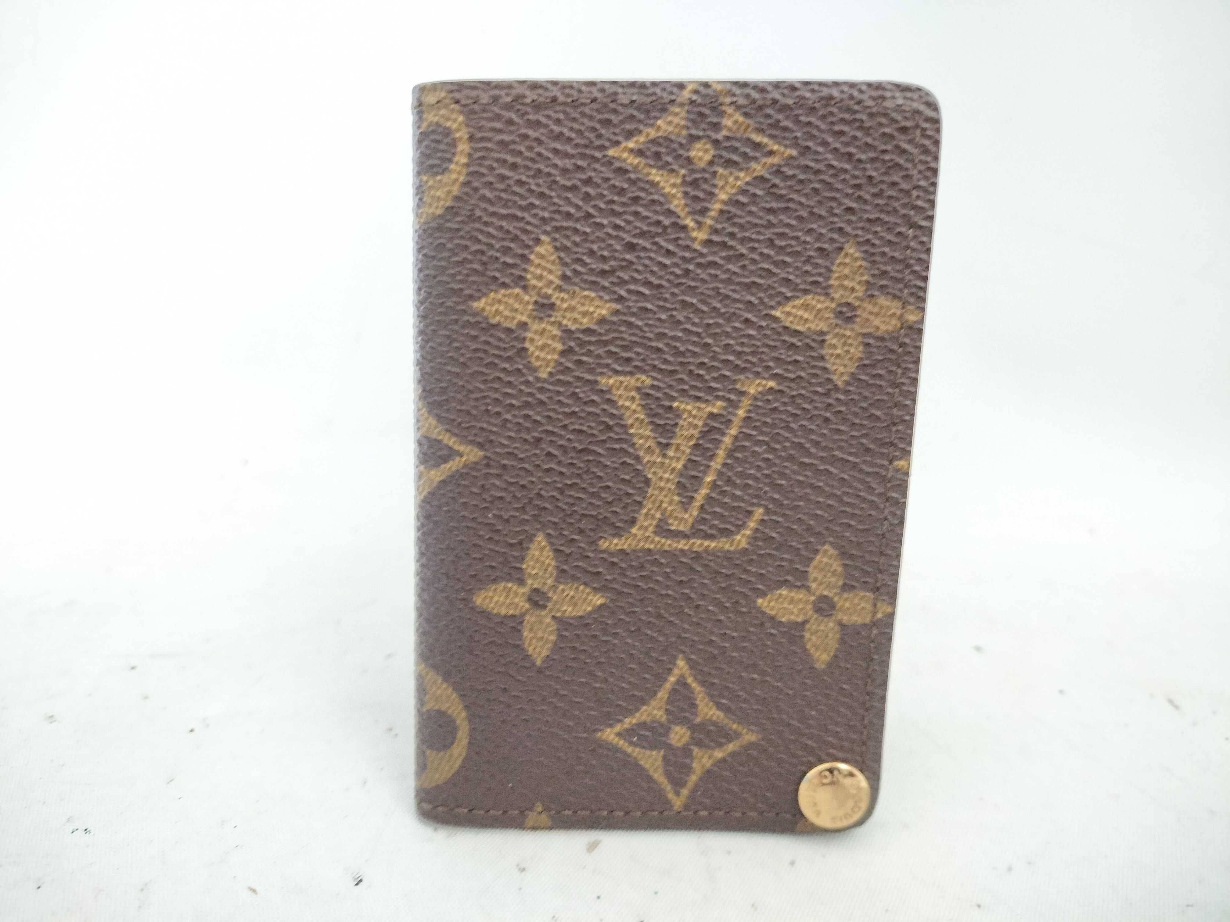 Monogram Louis Vuitton Monogram Card Case Pression ET0941 M60937 Card Case