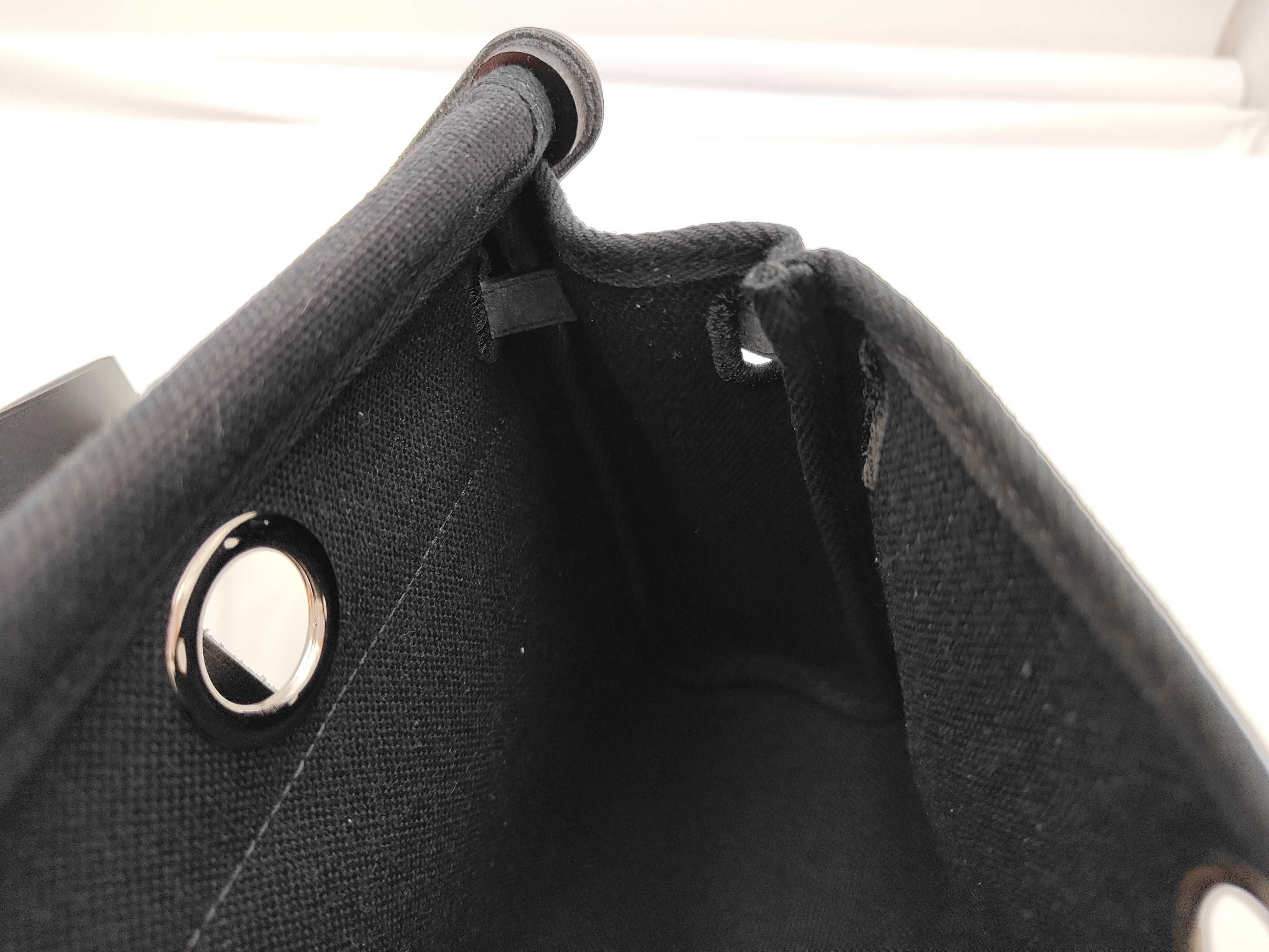 Hermès Herbag Zip Mini Black G Stamp Toile Military — view 13