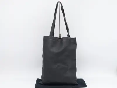 Leather Tote Bag, Black, with Dust Bag.