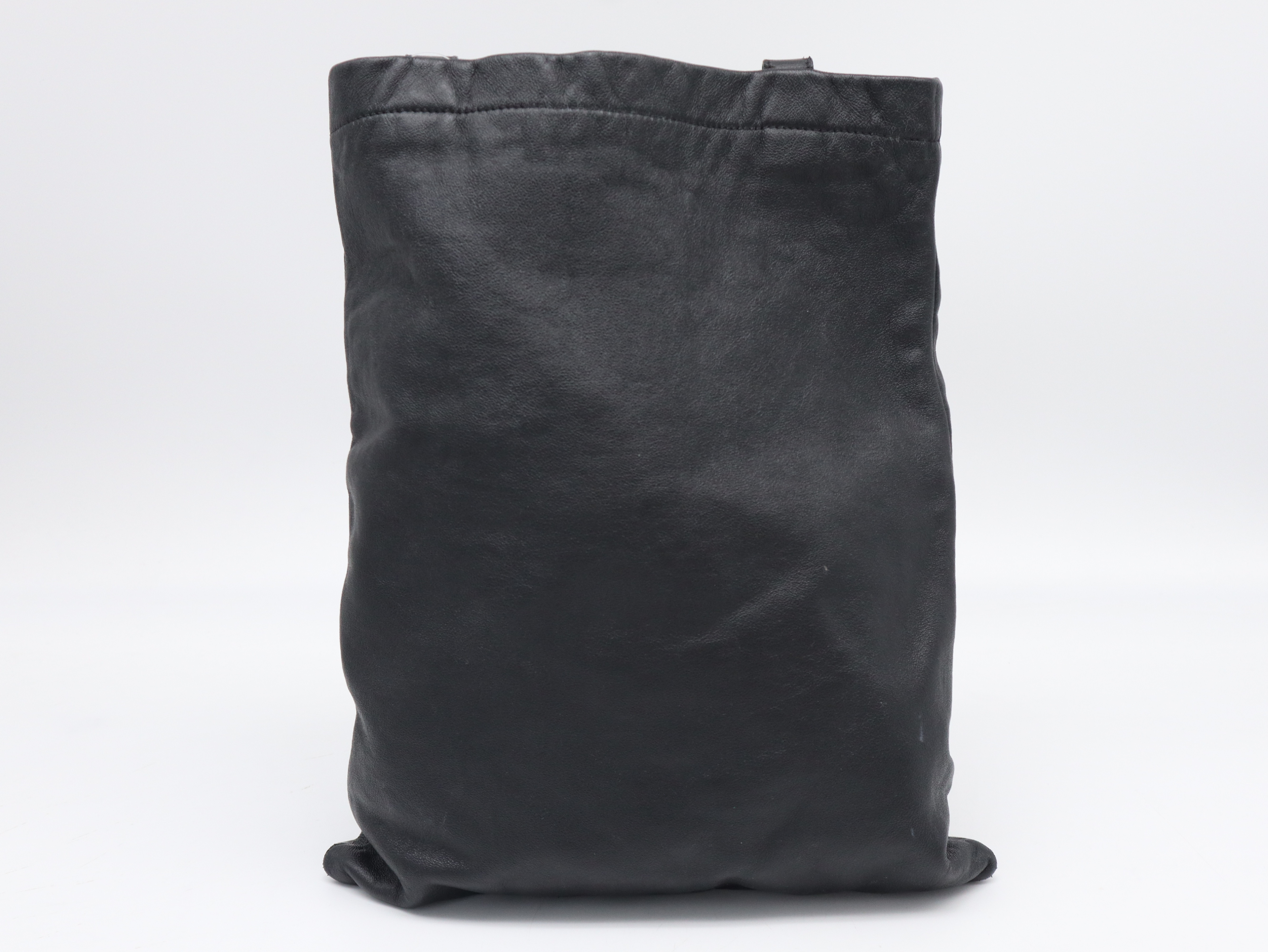 Leather Tote Bag, Black, with Dust Bag. — view 2