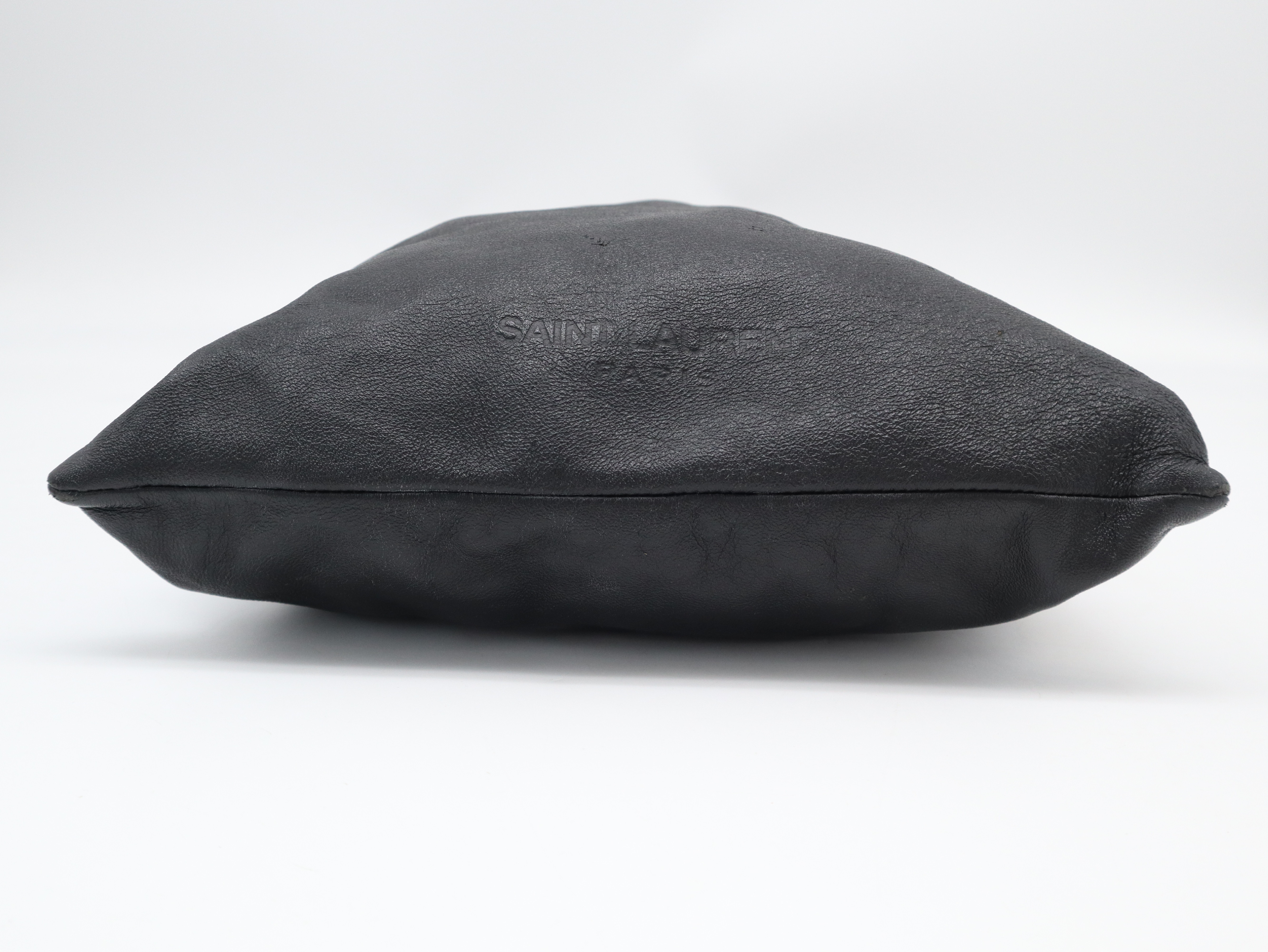 Leather Tote Bag, Black, with Dust Bag. — view 5