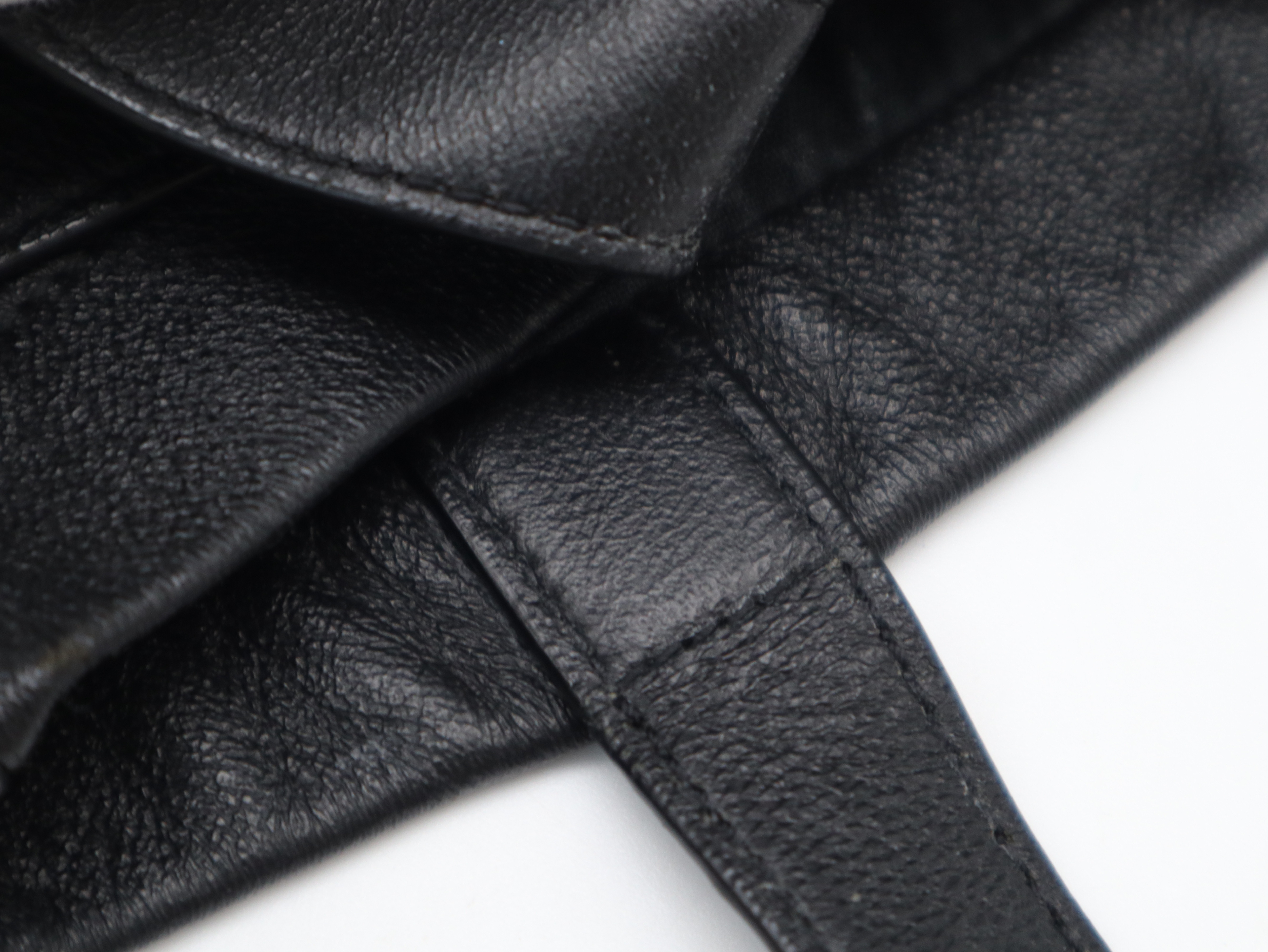 Leather Tote Bag, Black, with Dust Bag. — view 8