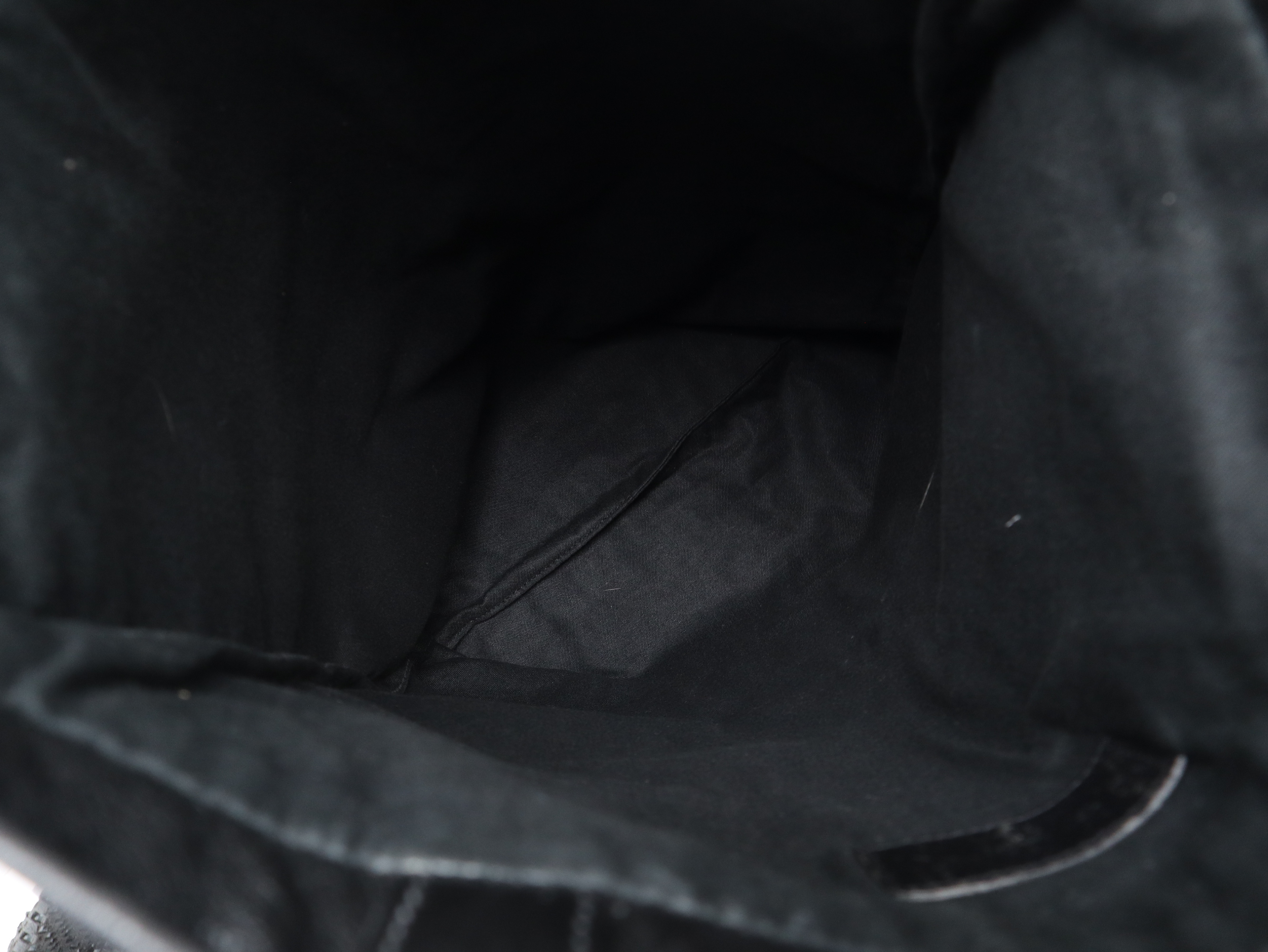 Leather Tote Bag, Black, with Dust Bag. — view 10