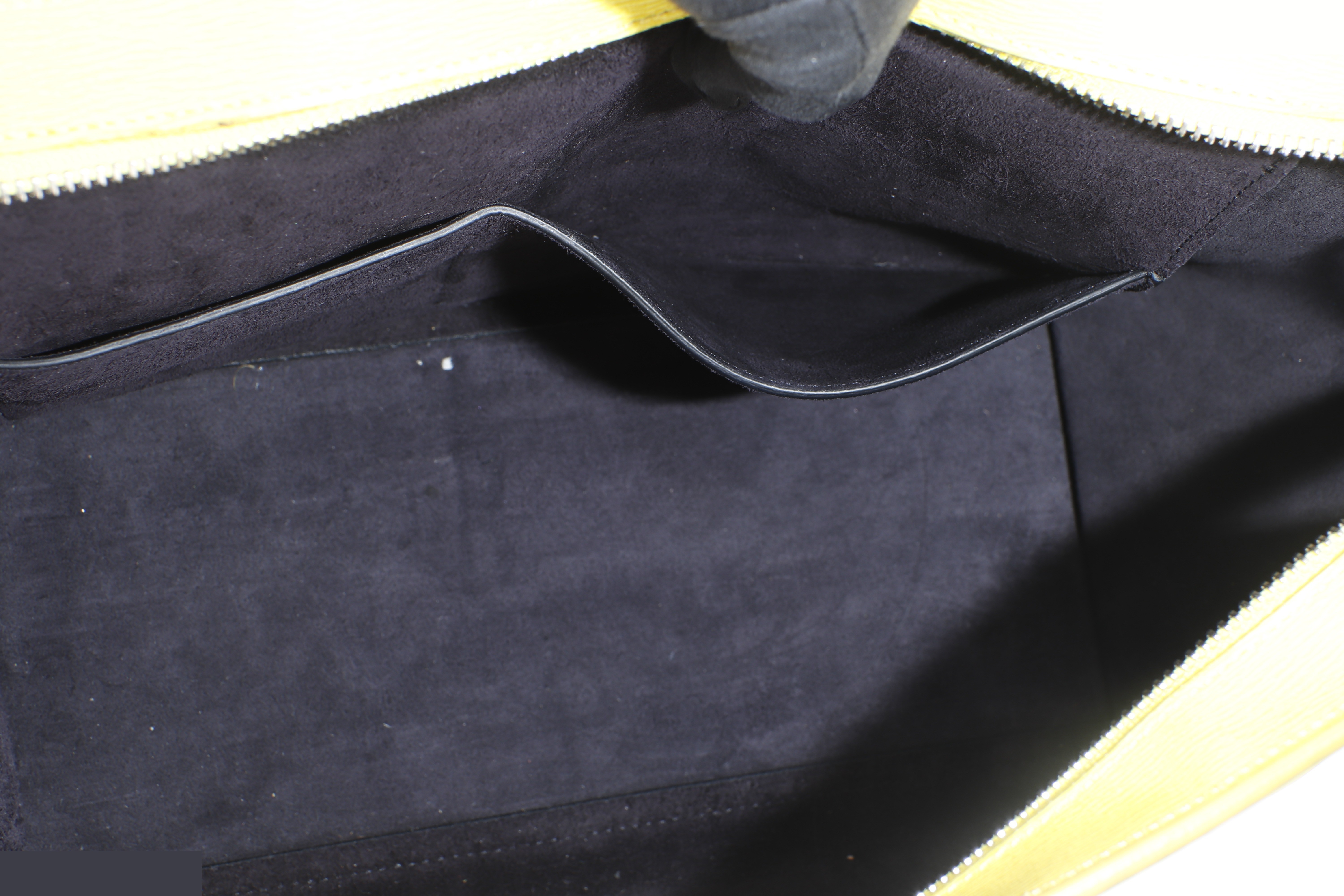 TRAPEZE SATCHEL YELLOW CALF SHW — view 11