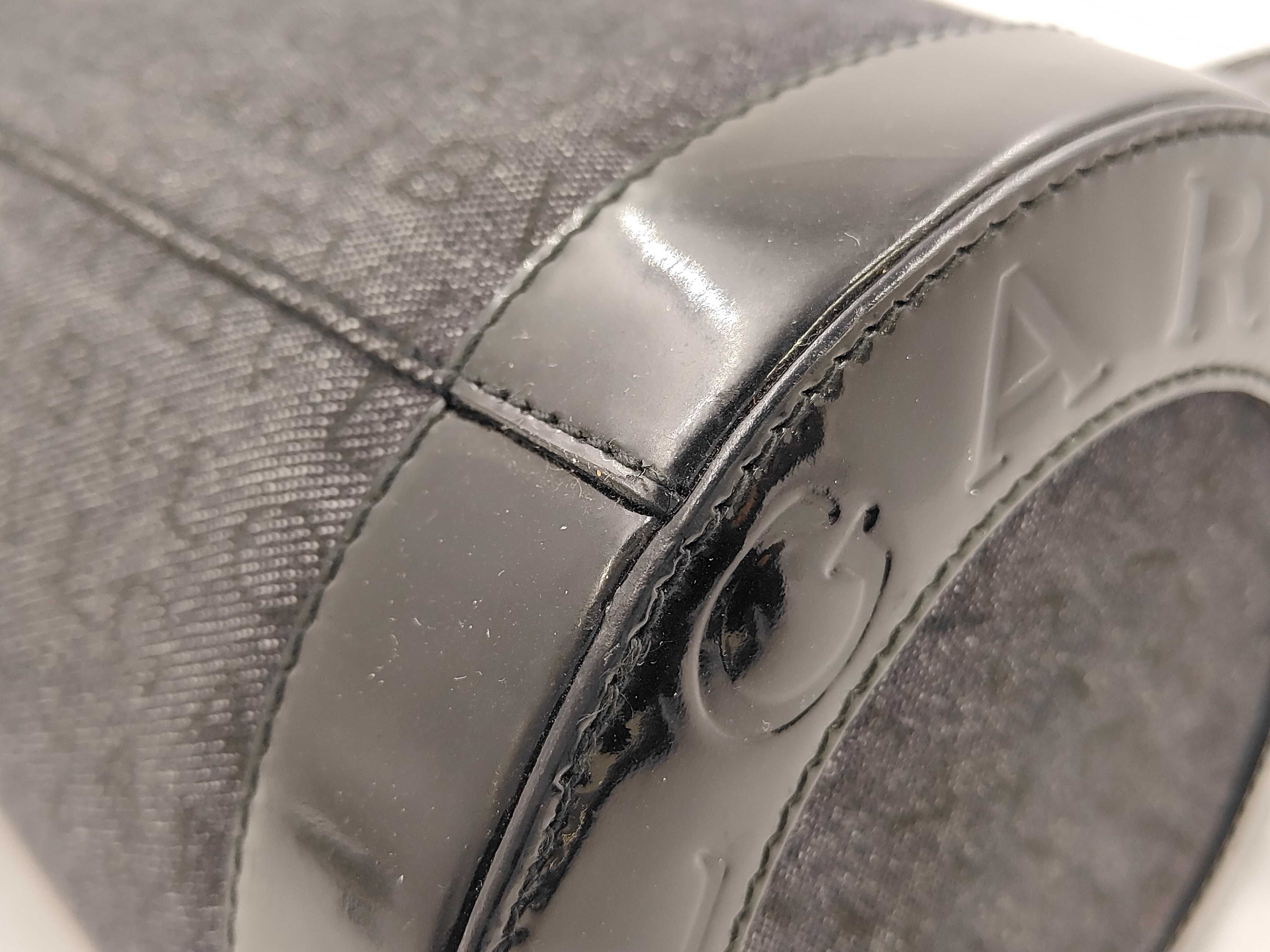 Bulgari cylindrical black denim B.zero1 bag — view 4