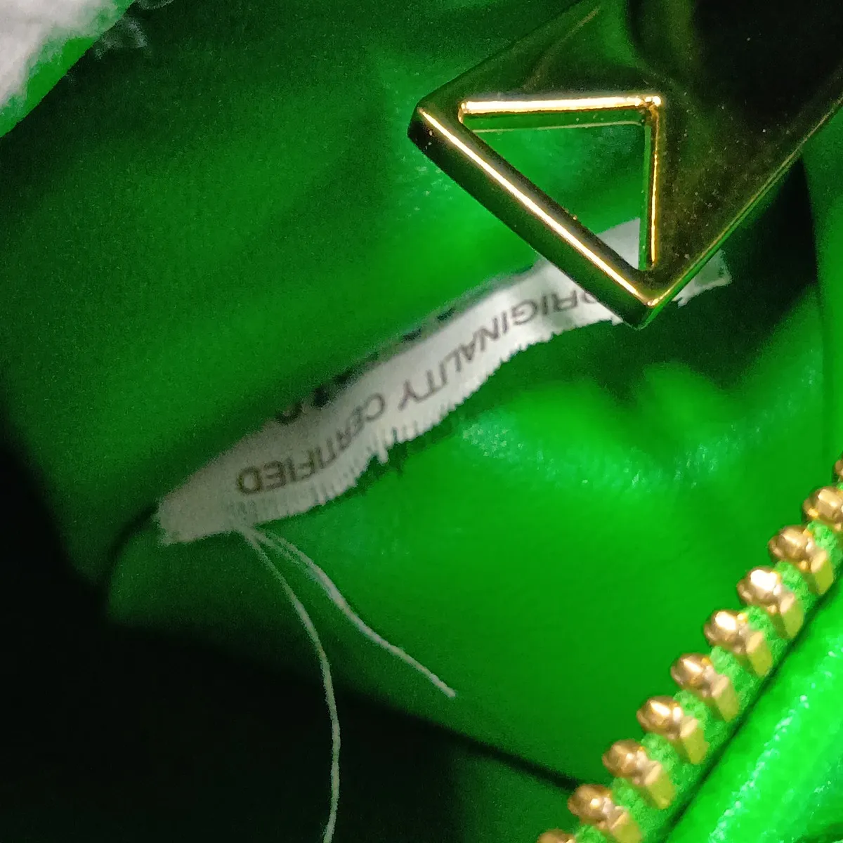 Intrecciato Mini Jodie Leather Handbag, Green — view 11