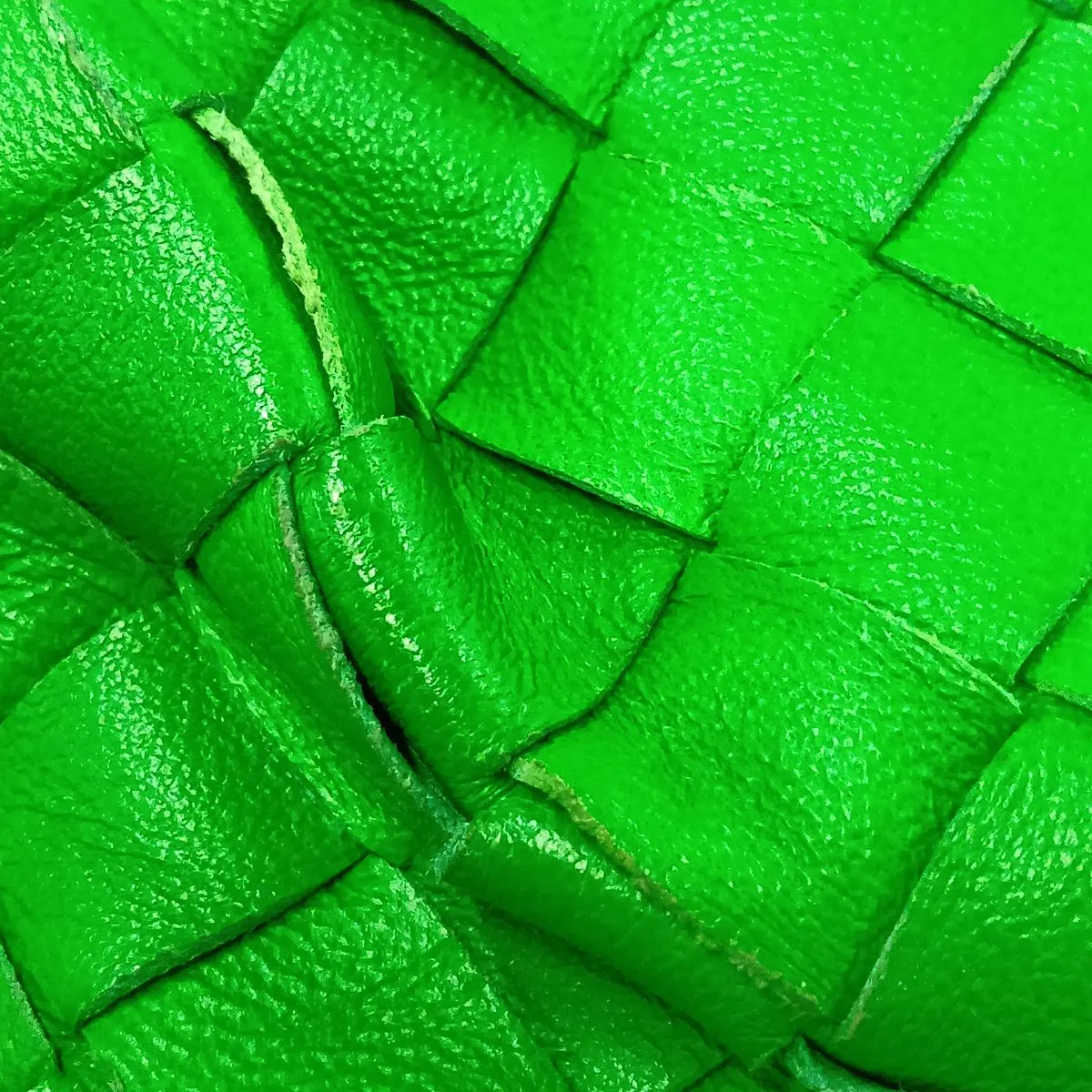 Intrecciato Mini Jodie Leather Handbag, Green — view 10
