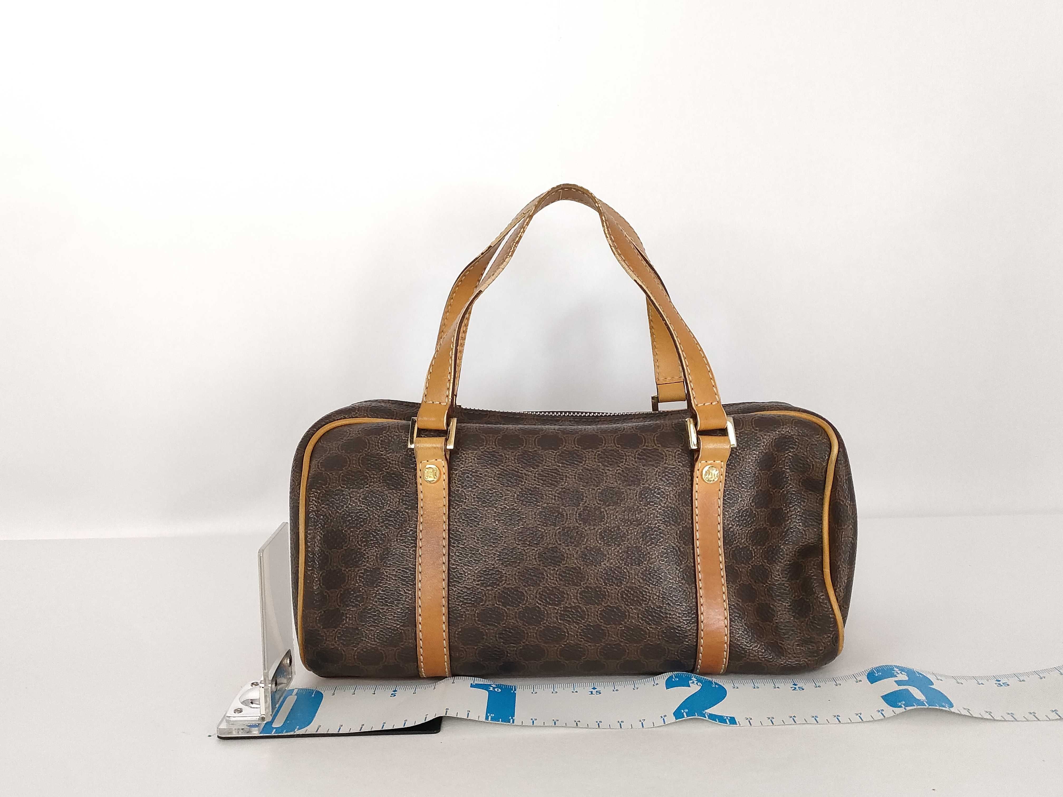 Macadam Coated Canvas Barrel Duffle Bag (Handbag) — view 2