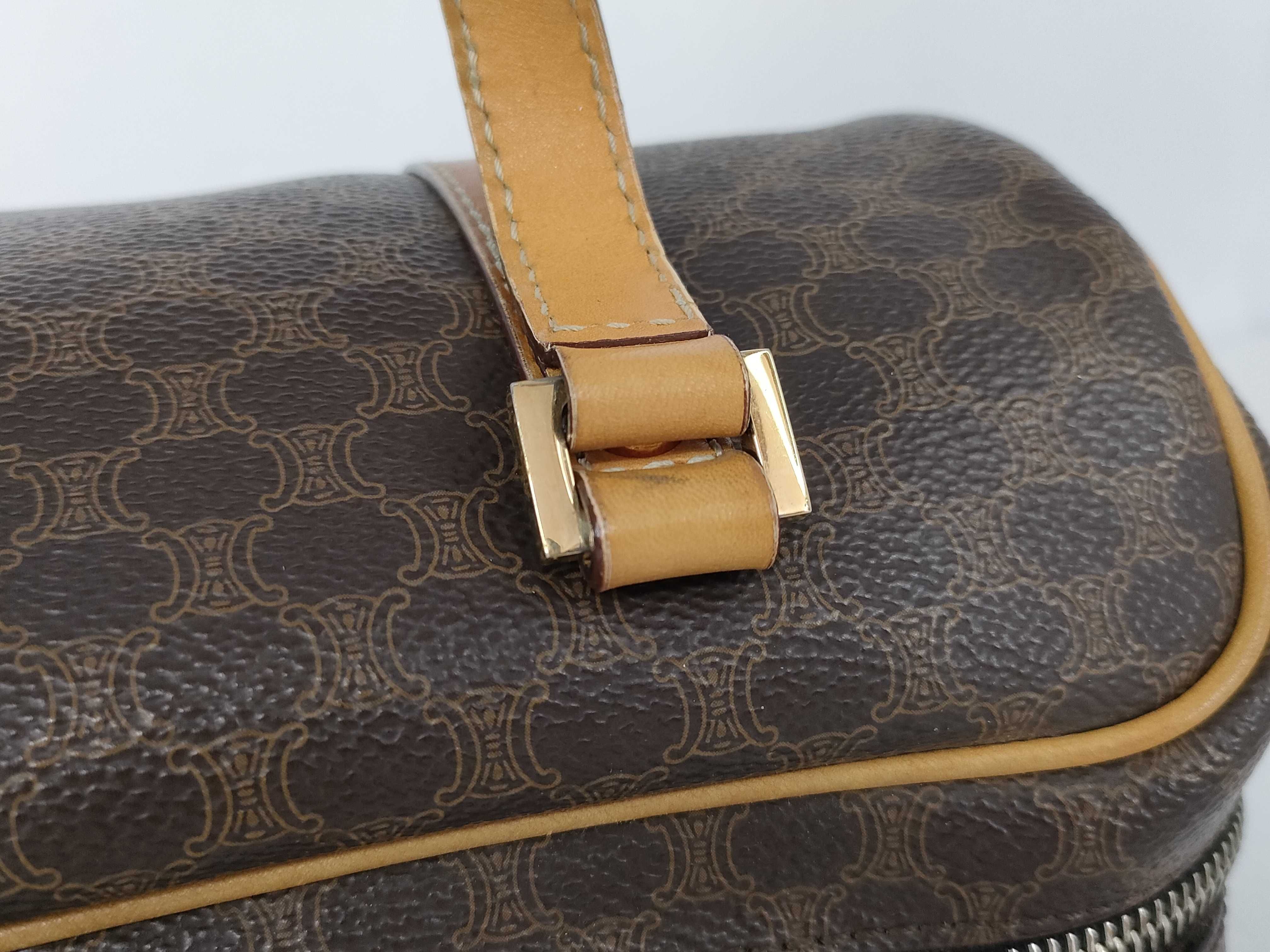 Macadam Coated Canvas Barrel Duffle Bag (Handbag) — view 5