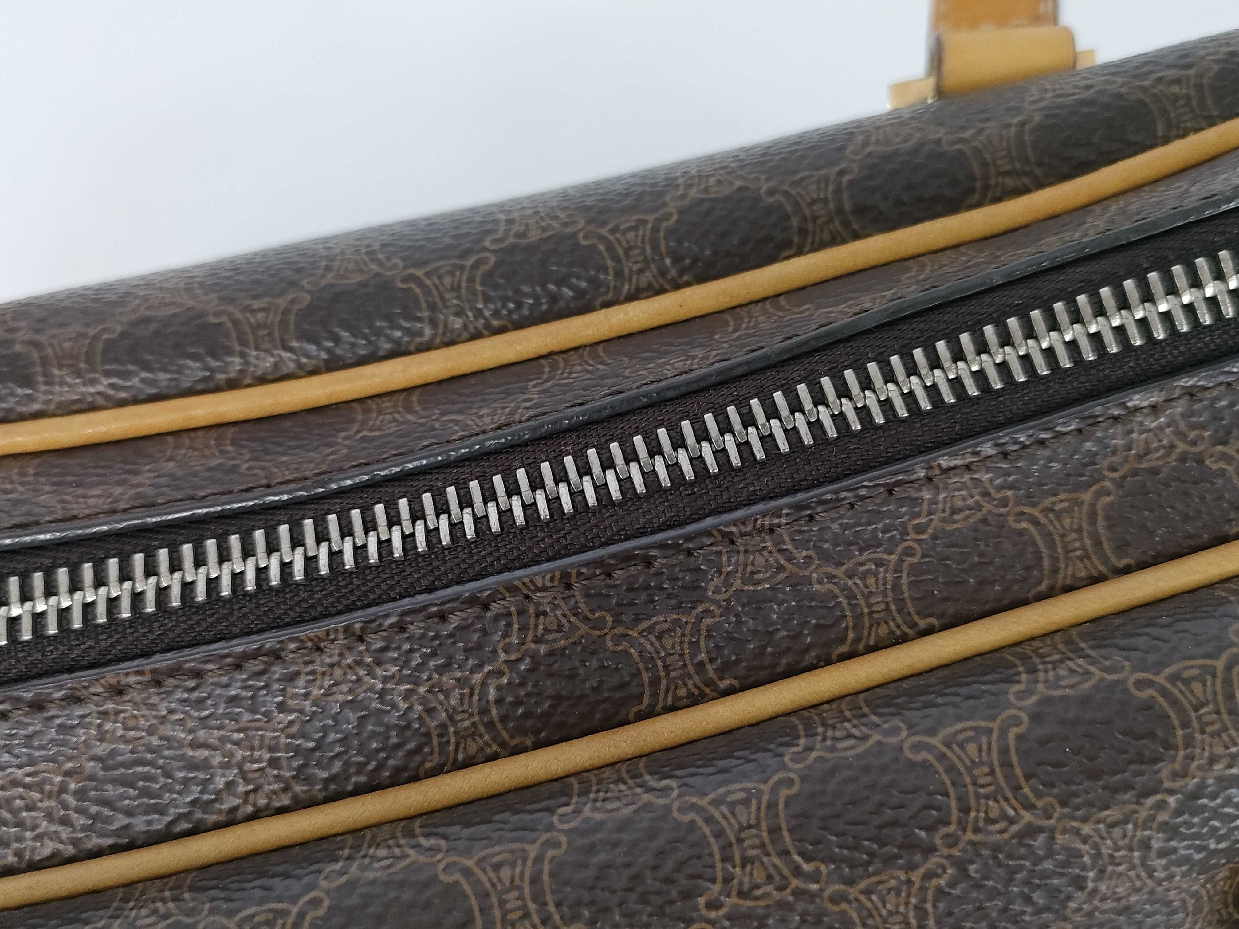Macadam Coated Canvas Barrel Duffle Bag (Handbag) — view 8