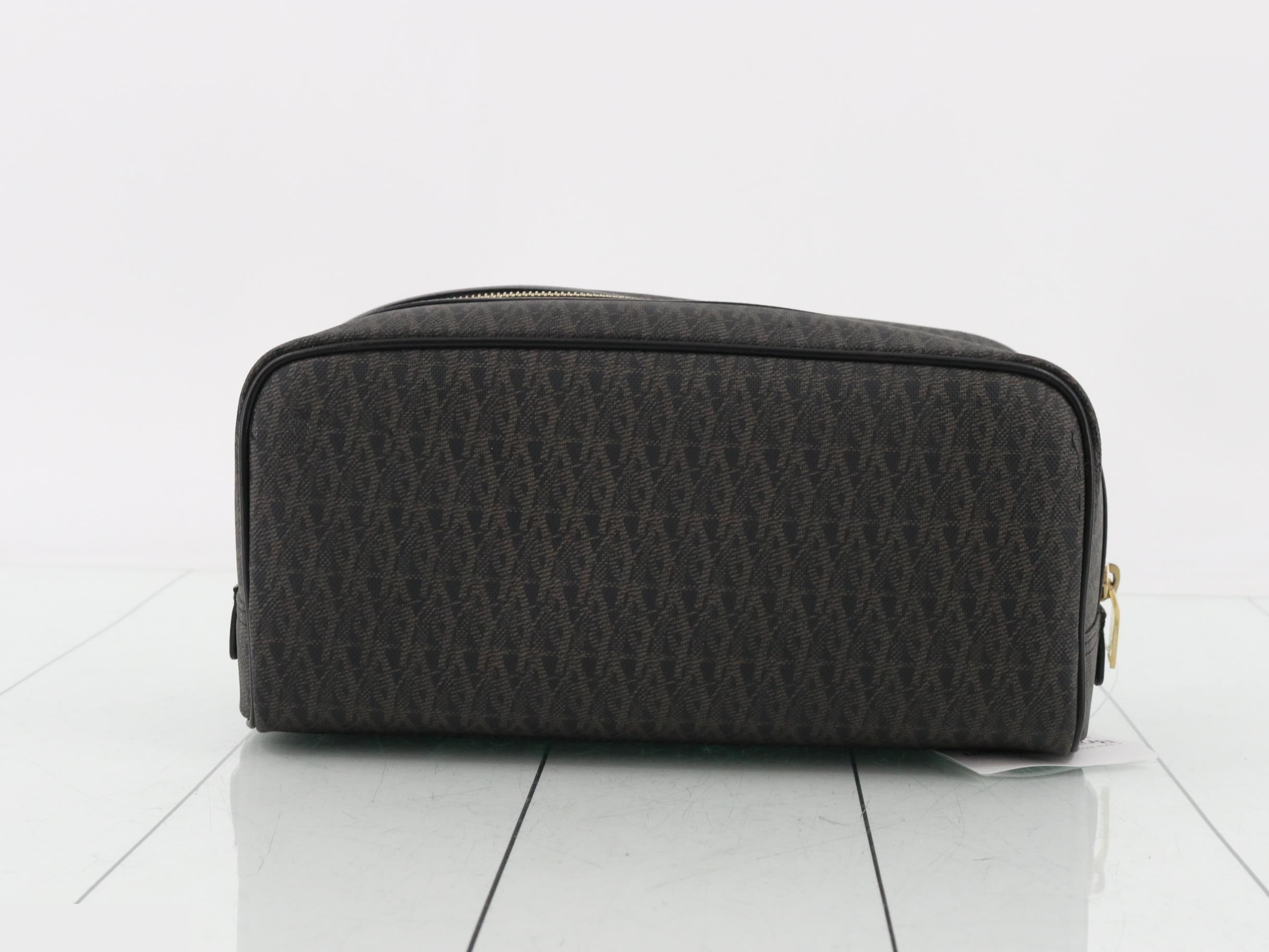 Le Pouch Coated Canvas Brown — view 2