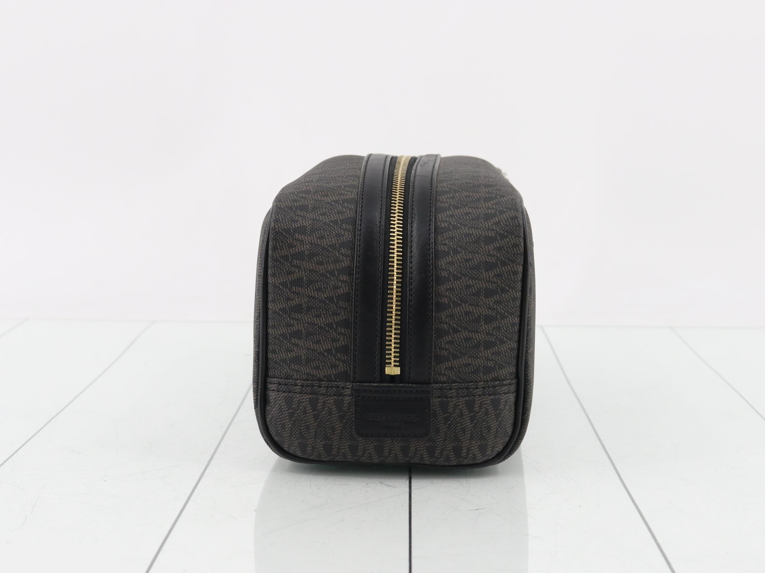 Le Pouch Coated Canvas Brown — view 3