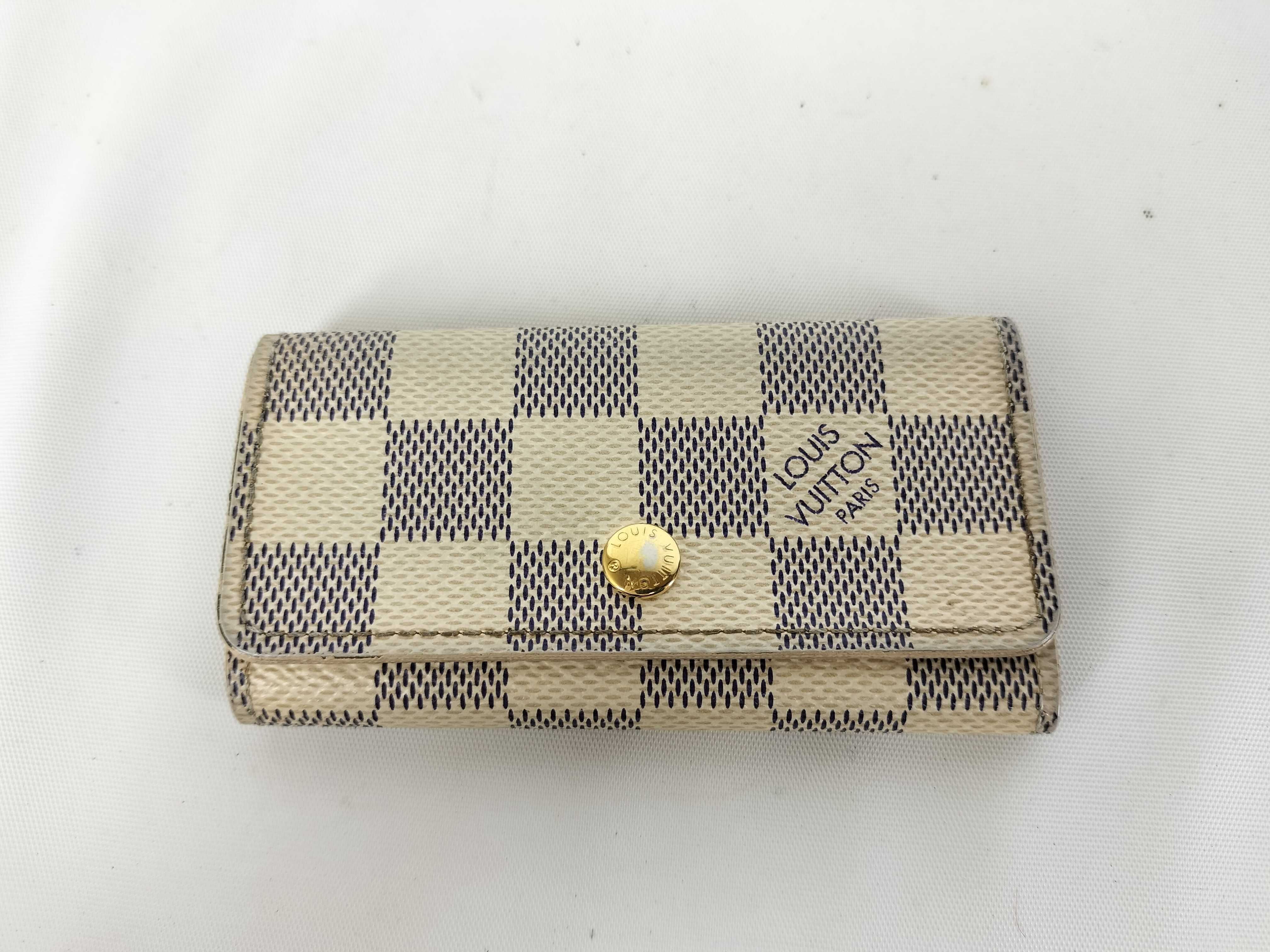Damier Azur Multicles 4 Key Case