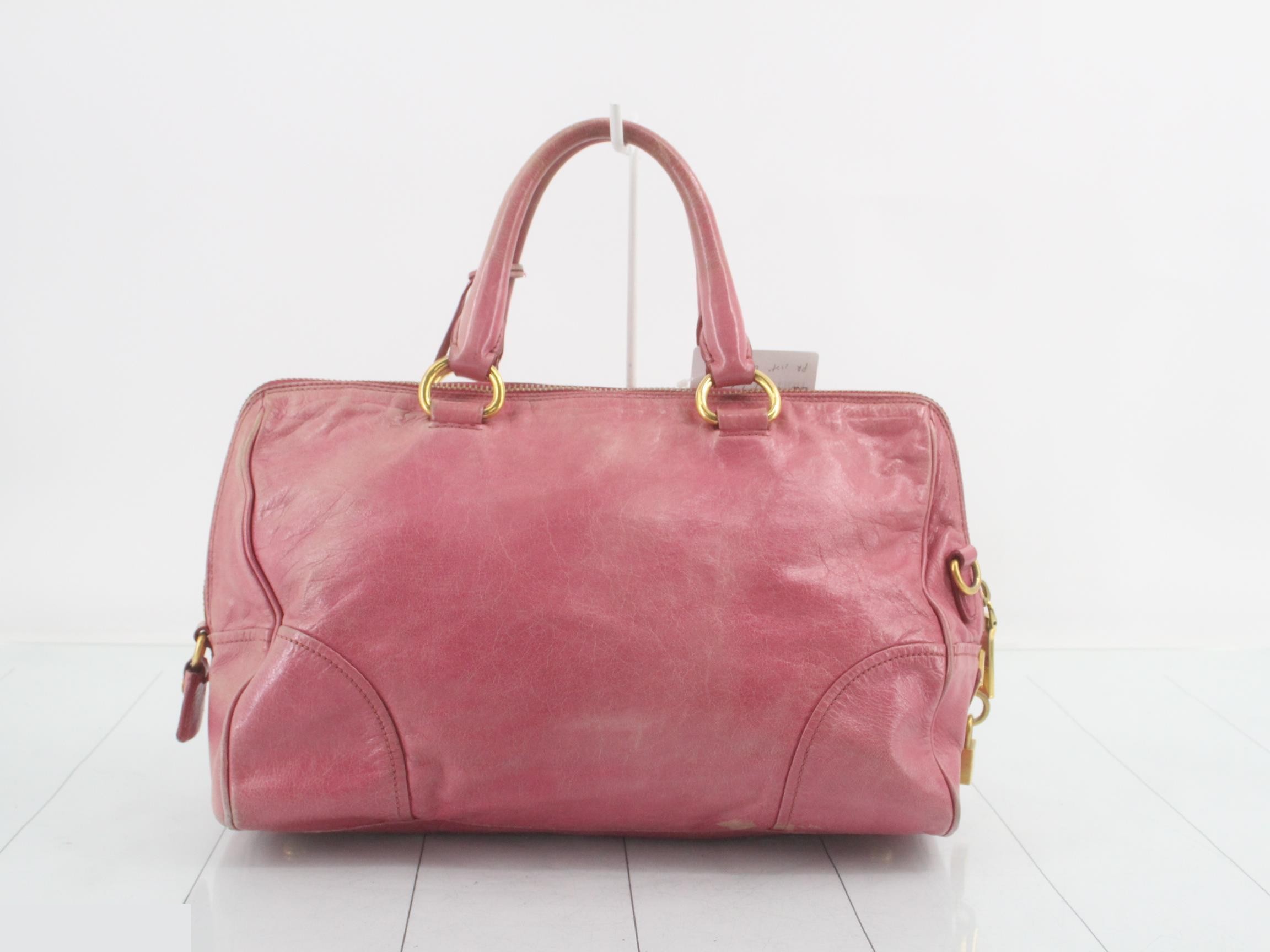 Other line bag/2WAY handbag with long strap pink — view 2