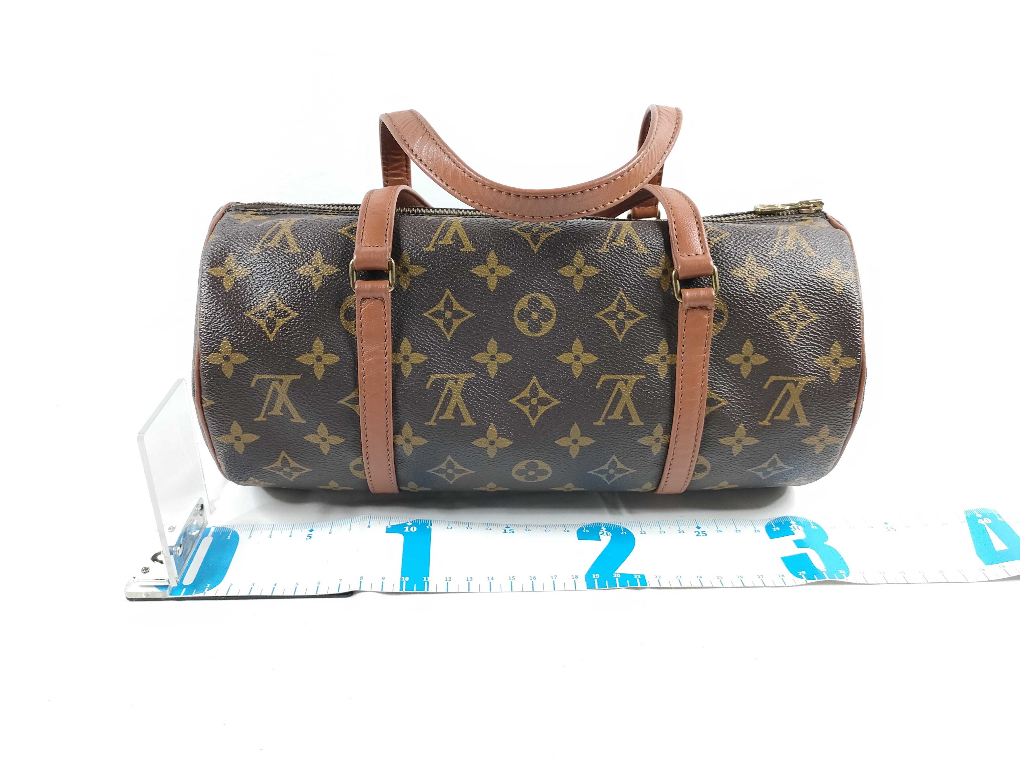 Monogram Papillon 30 M51365 881 Brown Pouch Handbag — view 2