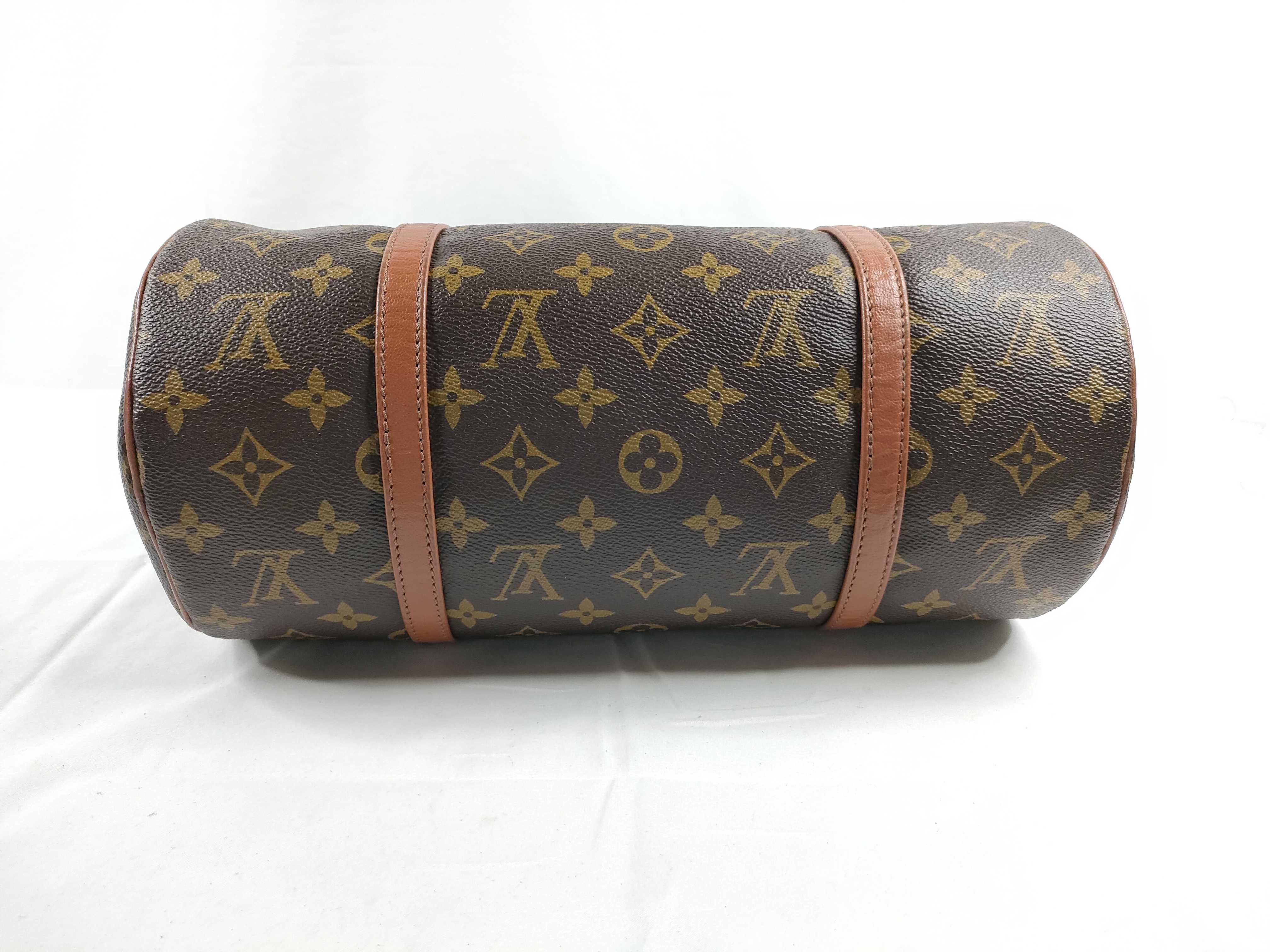 Monogram Papillon 30 M51365 881 Brown Pouch Handbag — view 4