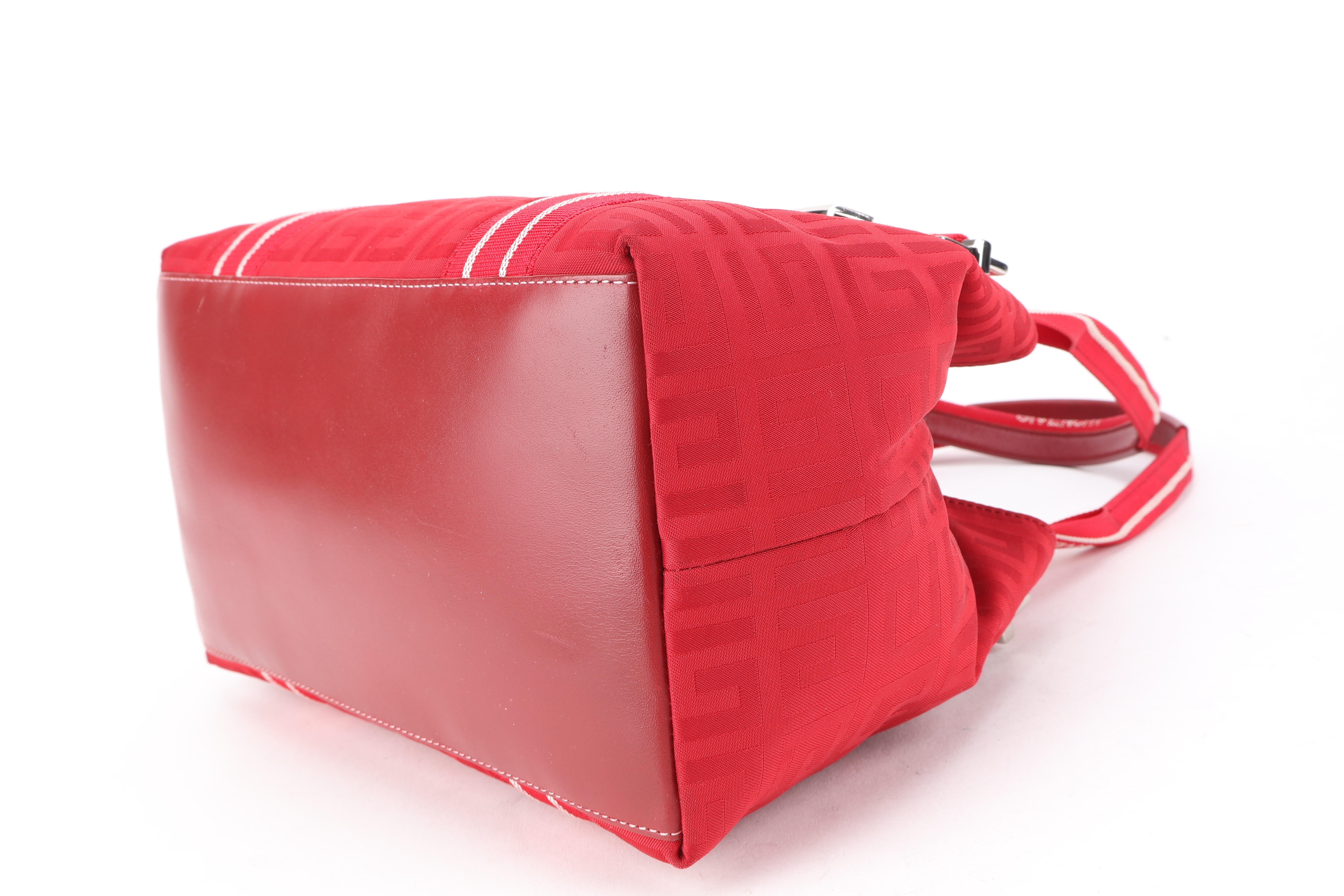 EUC MONOGRAM RED NYLON LEATHER SHW — view 4