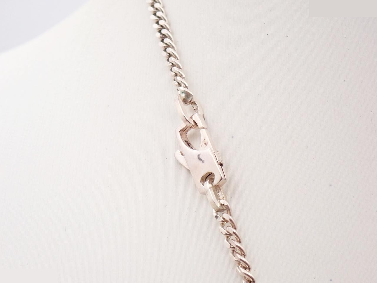 Ag925/15.4g Necklace, Chain approx. 50cm — view 2