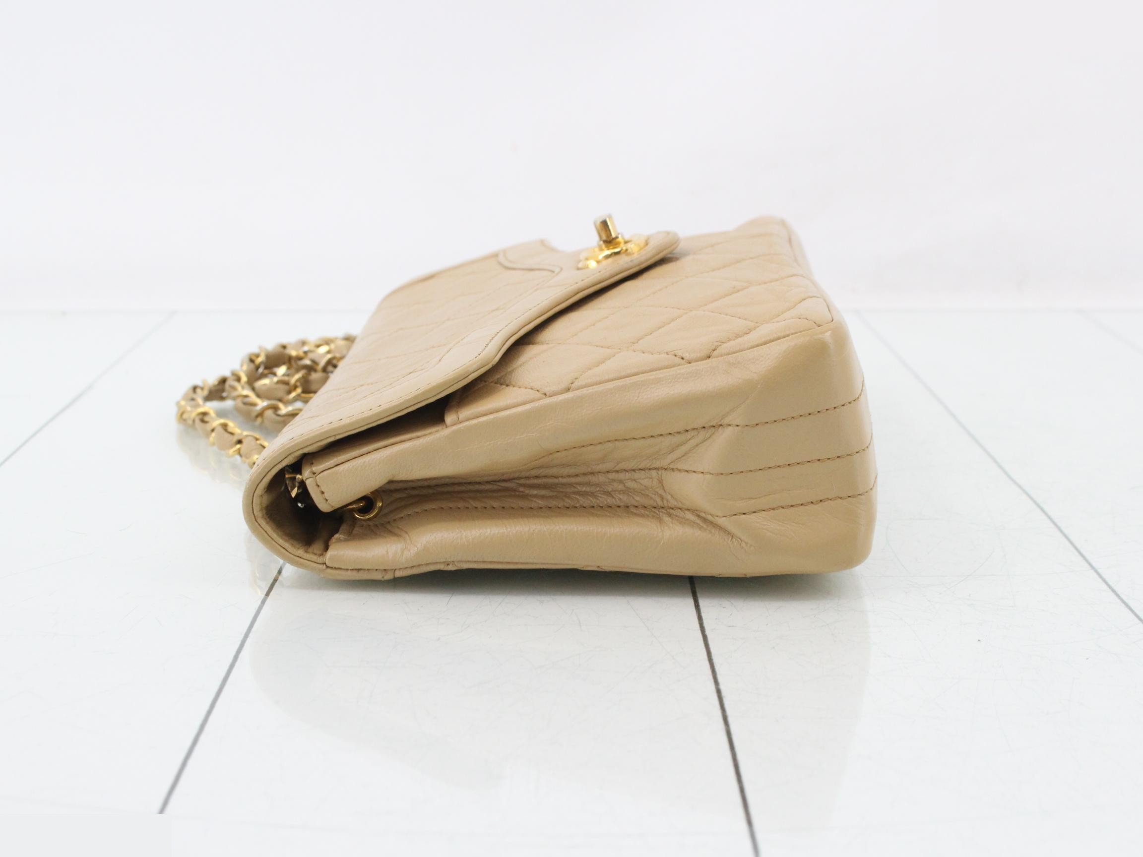 Matelassé Leather Chain Shoulder Bag — view 4
