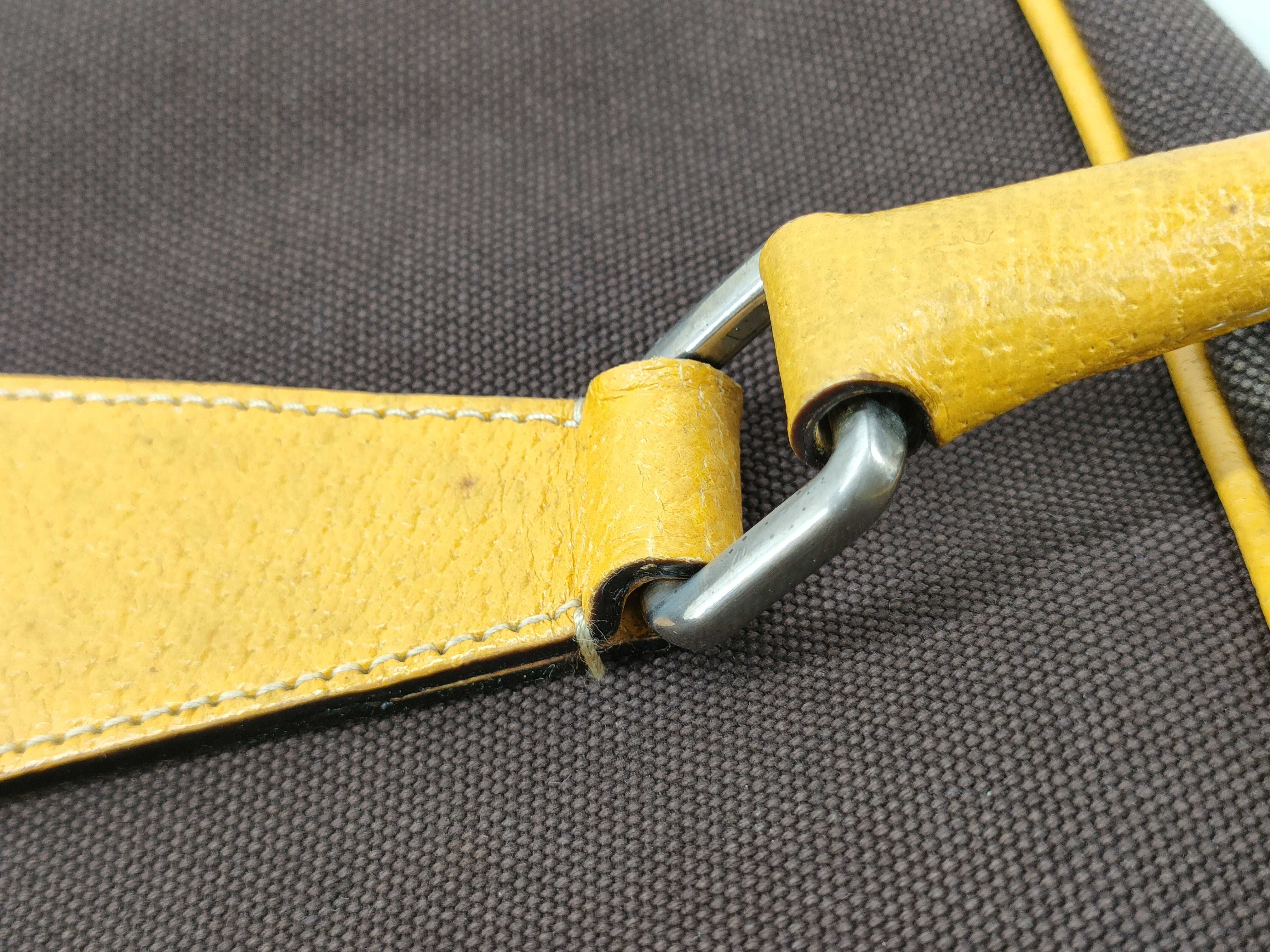 bowling bag, canvas and leather handbag — view 7