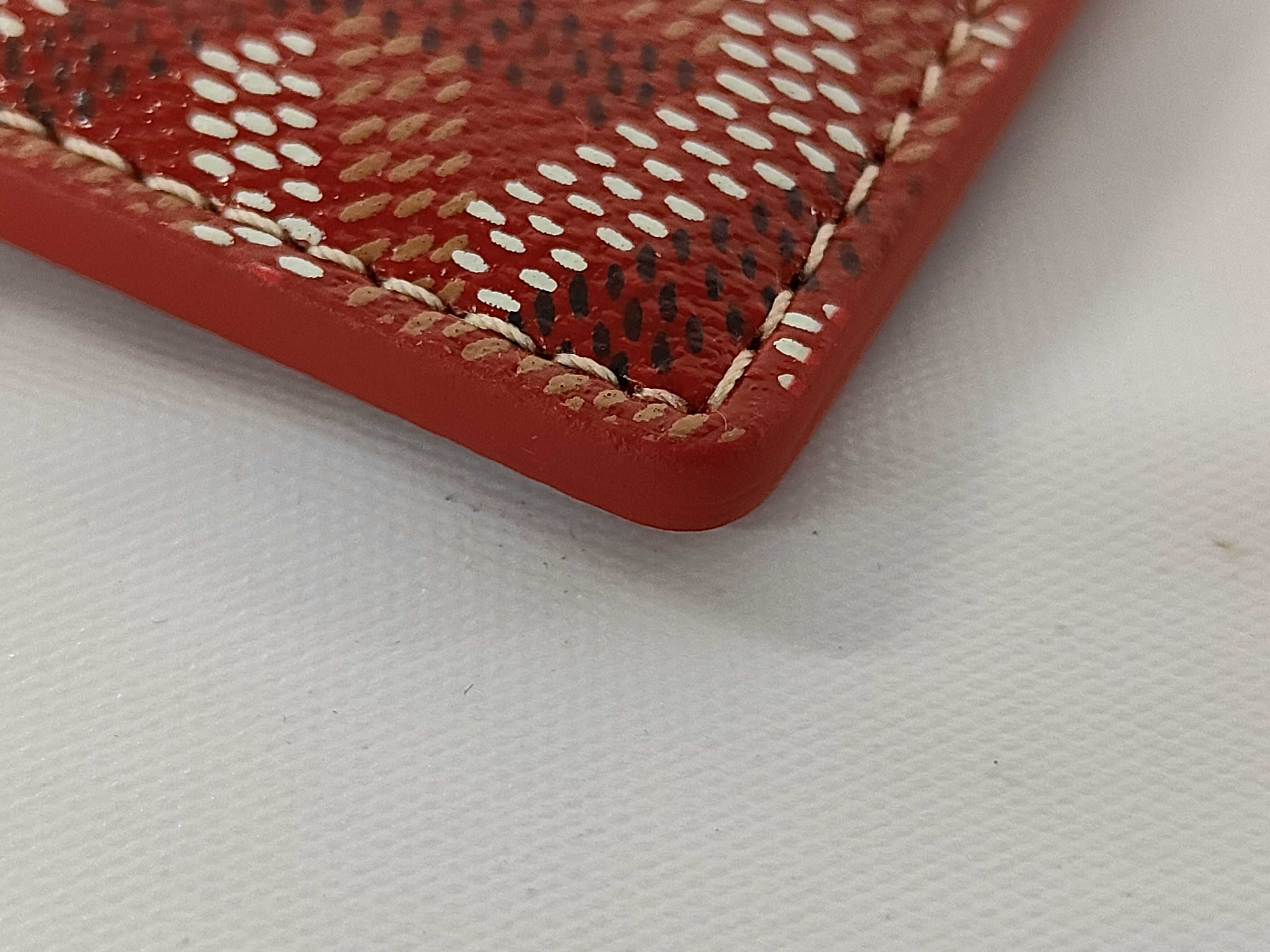 Goyardine Red Card Case — view 4