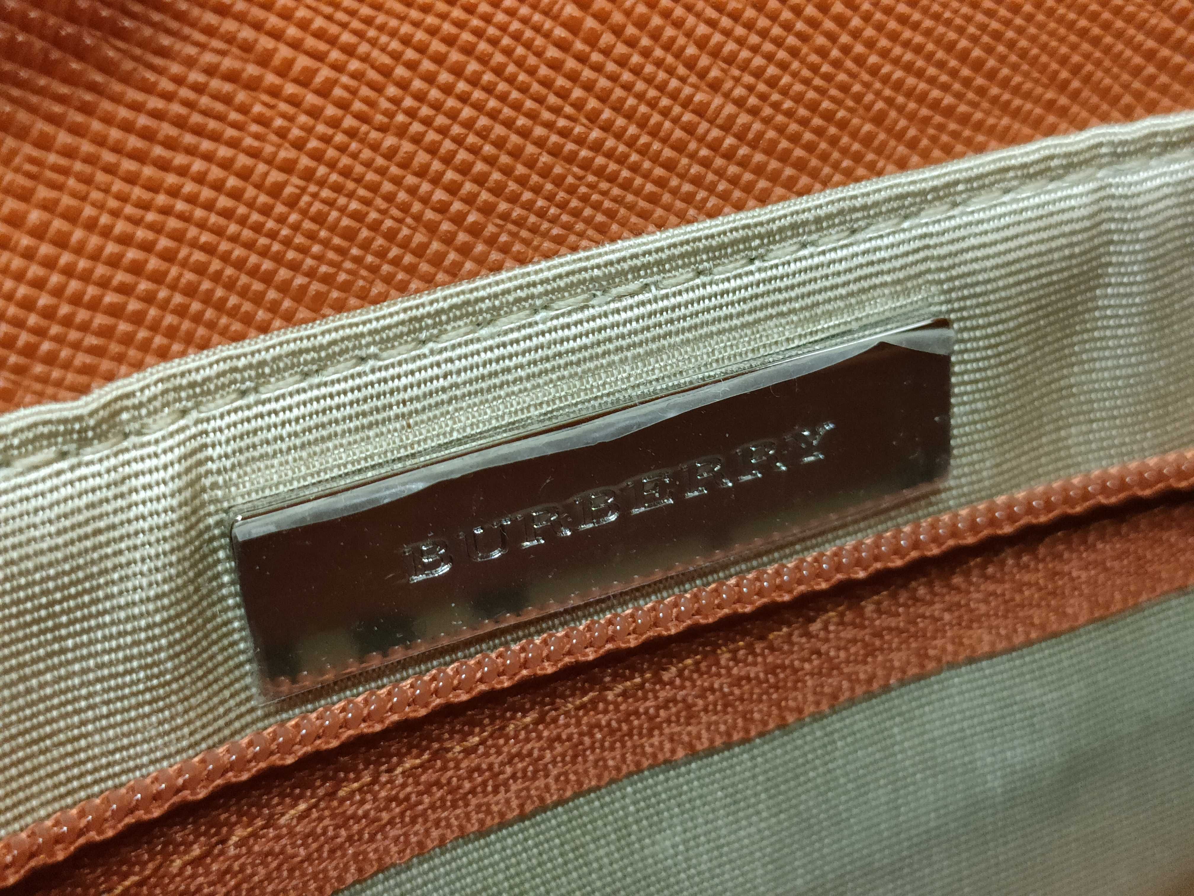 Saffiano Handbag, Orange — view 12