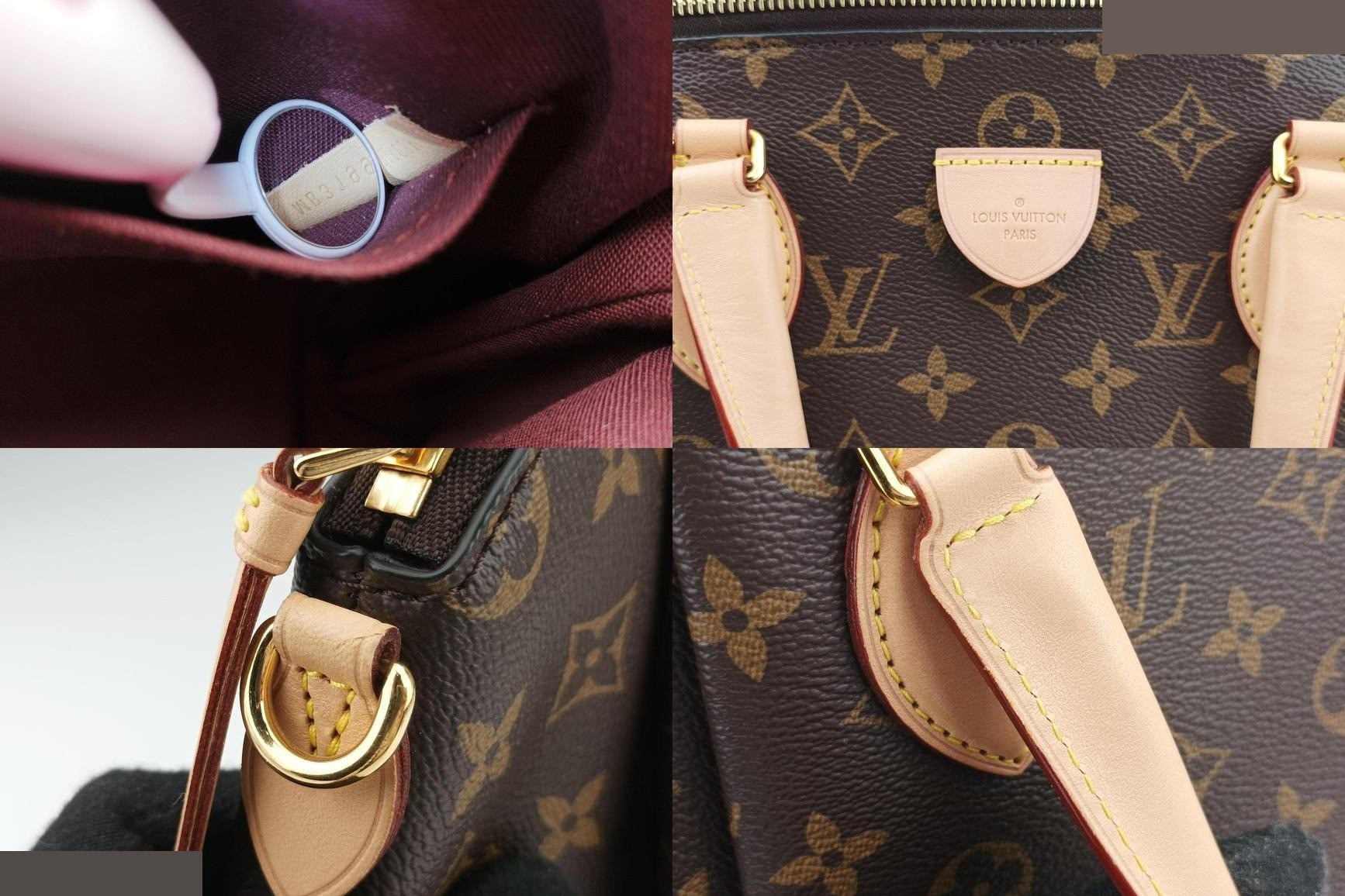 Rivoli MM Monogram Canvas Monogram/Brown — view 8