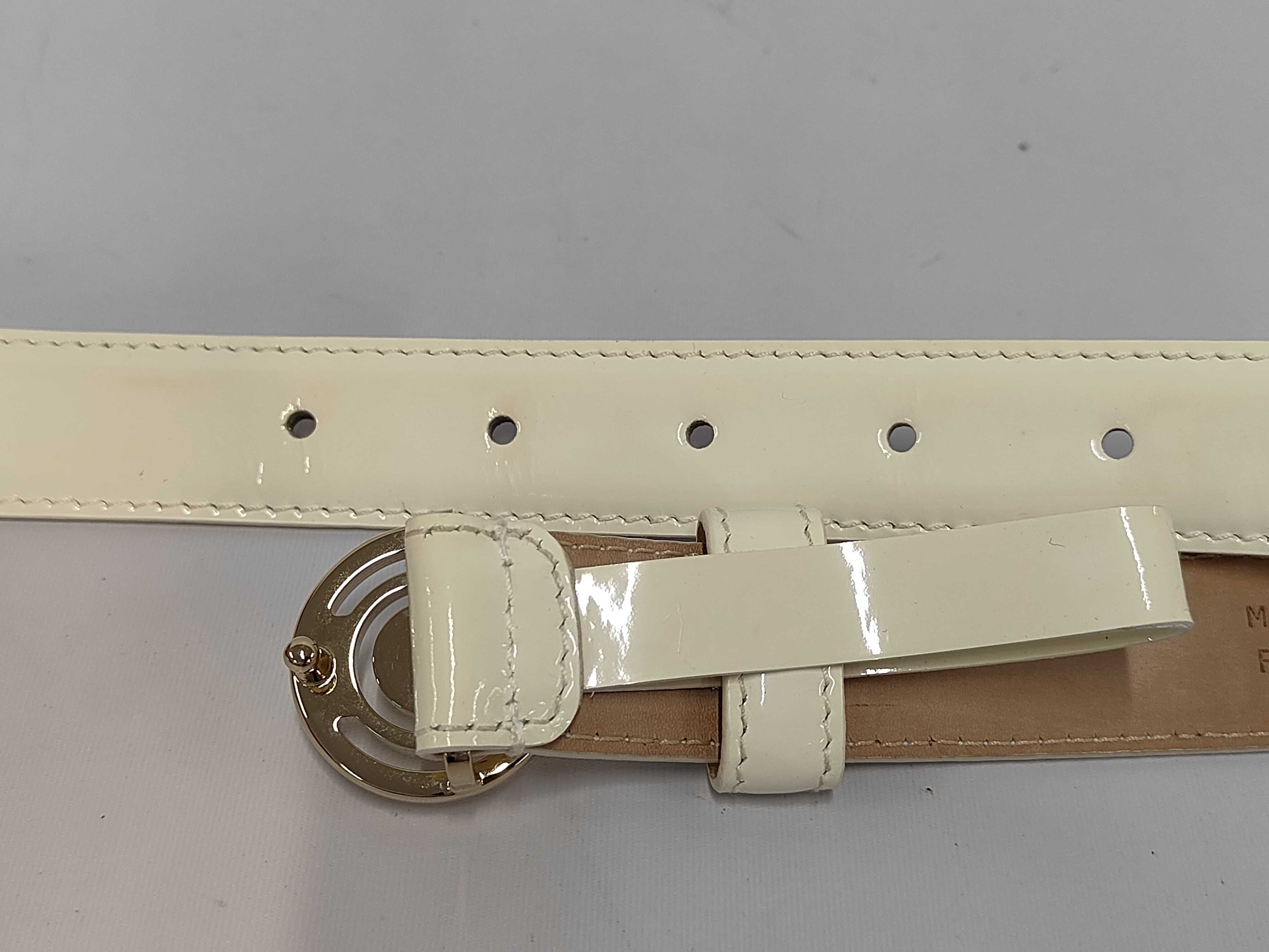 CD logo leather belt — view 4